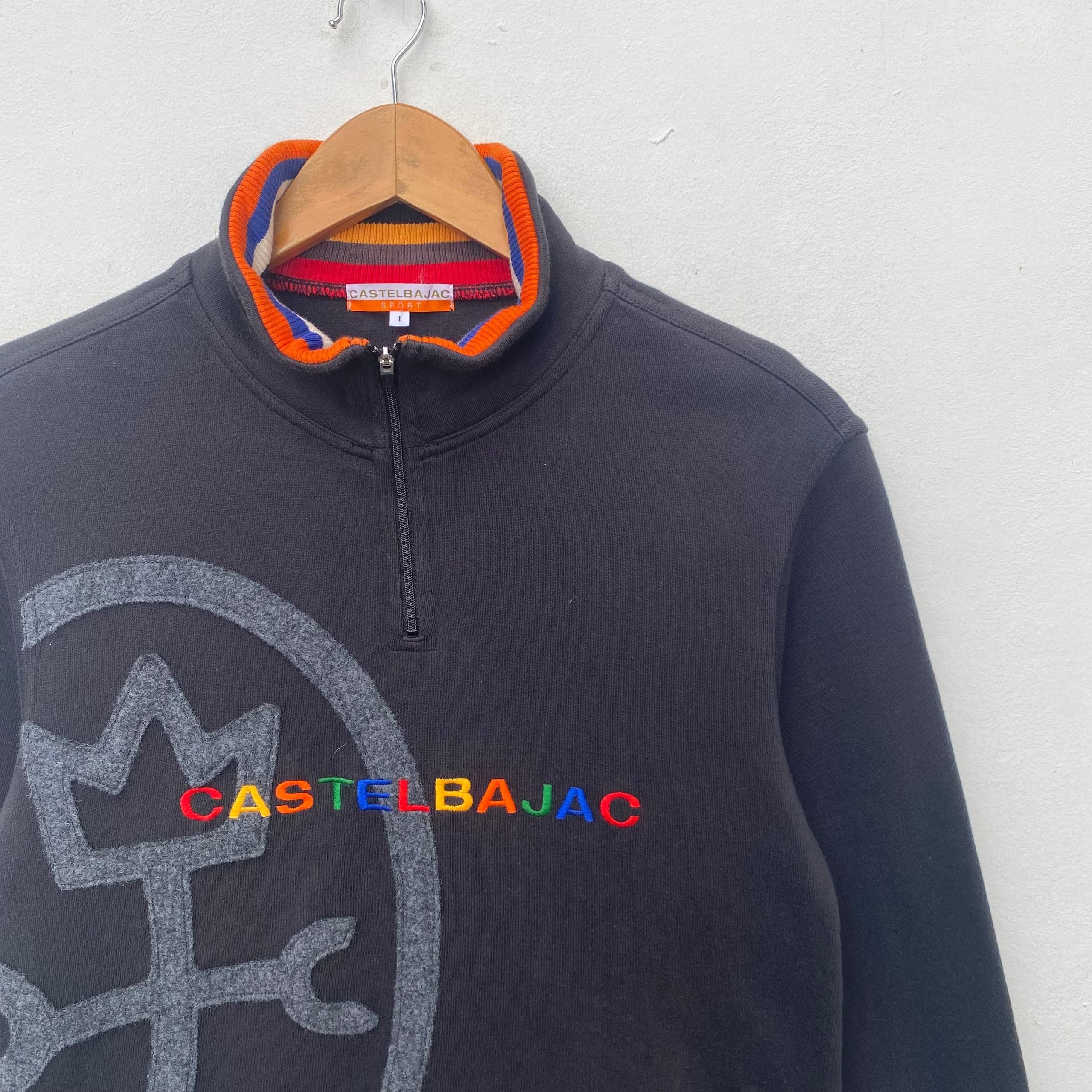 Jean Charles De Castelbajac VINTAGE CASTELBAJAC HALF ZIPPER SWEATSHIRT SMALL Size US S / EU 44-46 / 1 - 3 Thumbnail