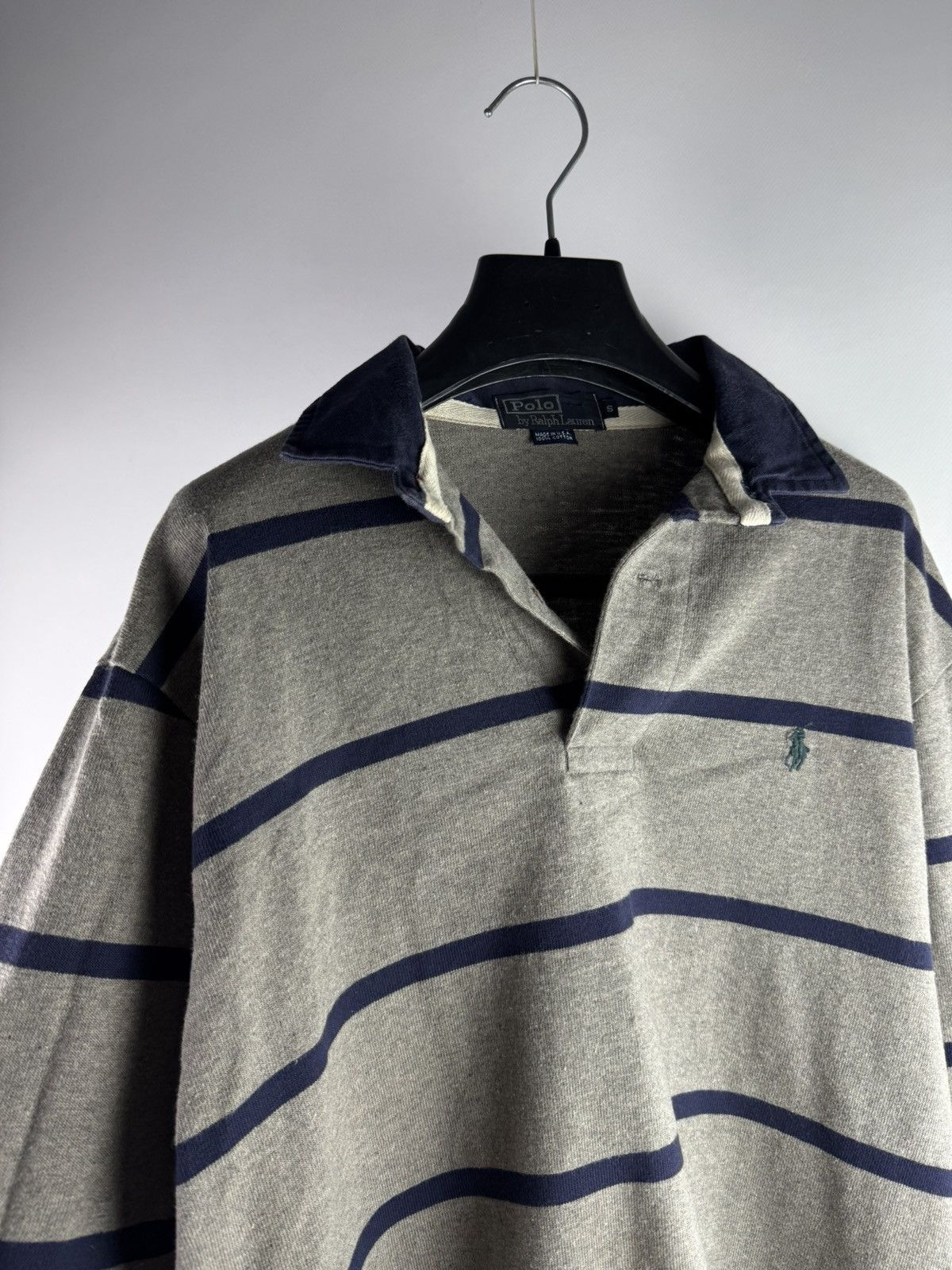 Polo Ralph Lauren Vintage 90s Polo Ralph Lauren Rugby Long Sleeve Polo Shirt Size US S / EU 44-46 / 1 - 2 Thumbnail