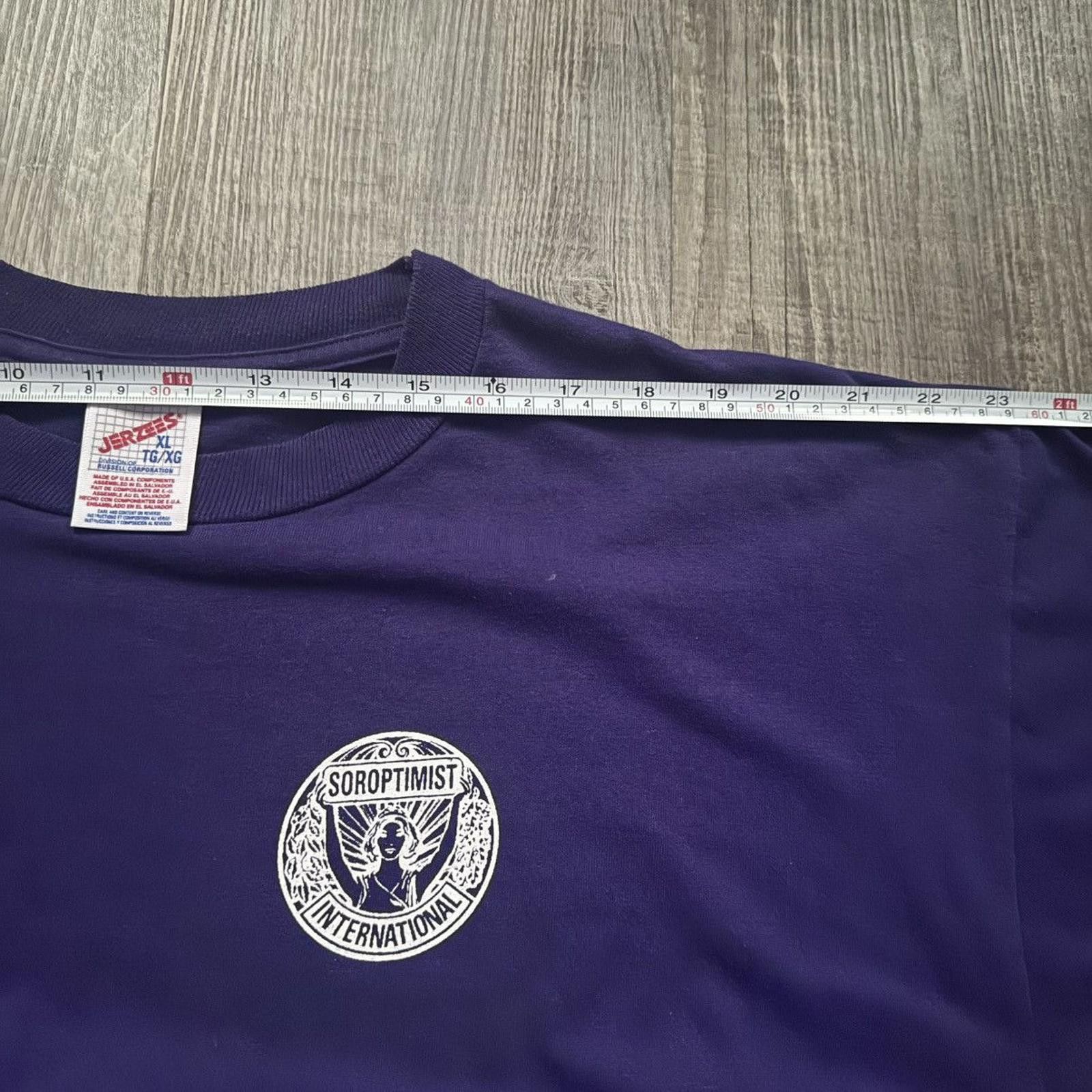 Jerzees JERZEES • VNTG "Soroptimist" Pre-Shrunk Tee (XL) Size US XL / EU 56 / 4 - 4 Thumbnail