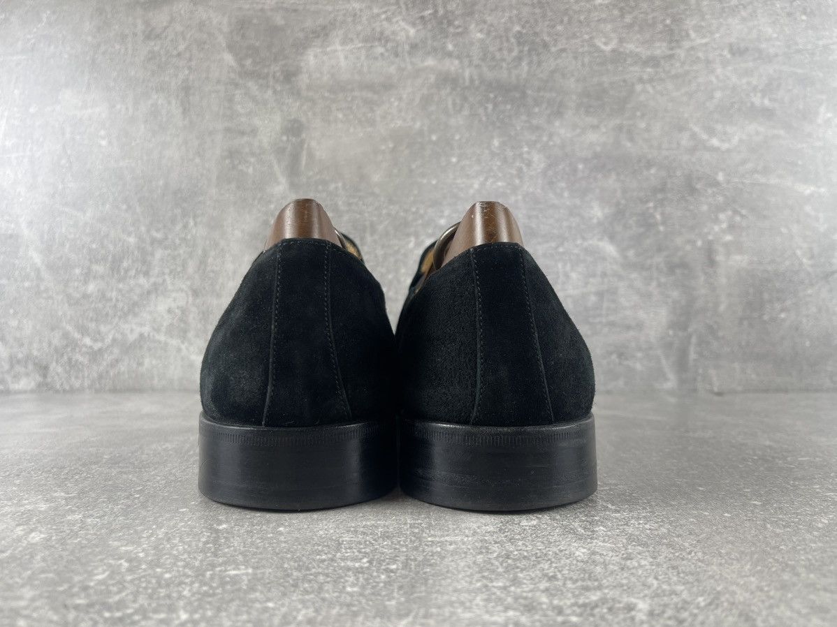 Versace Versace Vintage 00s Black Suede Slip On Dress Shoes Size US 8 / EU 41 - 7 Thumbnail