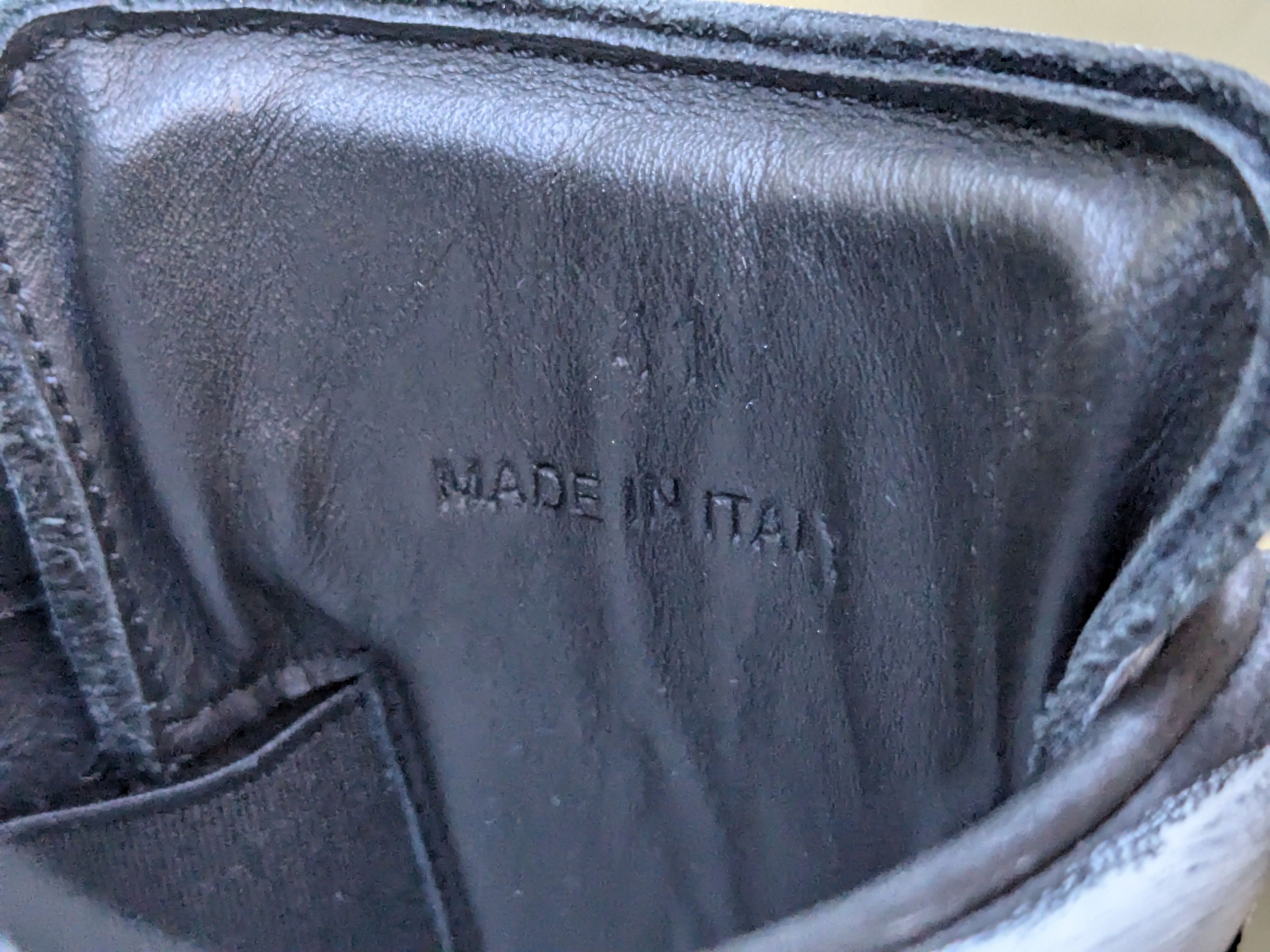 Maison Margiela Maison Margiela GAT White 8 41 Paint Low Tops Black Leather Size US 8 / EU 41 - 7 Thumbnail