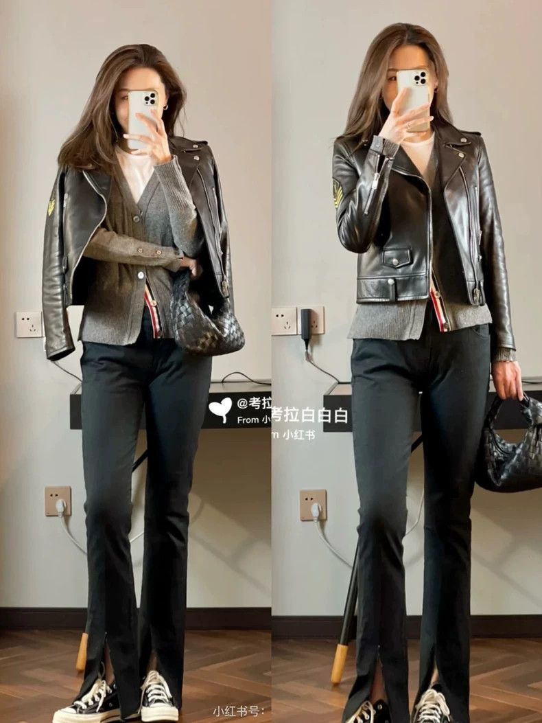 Saint Laurent Paris Saint Laurent Paris Sheepskin motorcycle jacket-2506 Size US XS / EU 42 / 0 - 9 Thumbnail