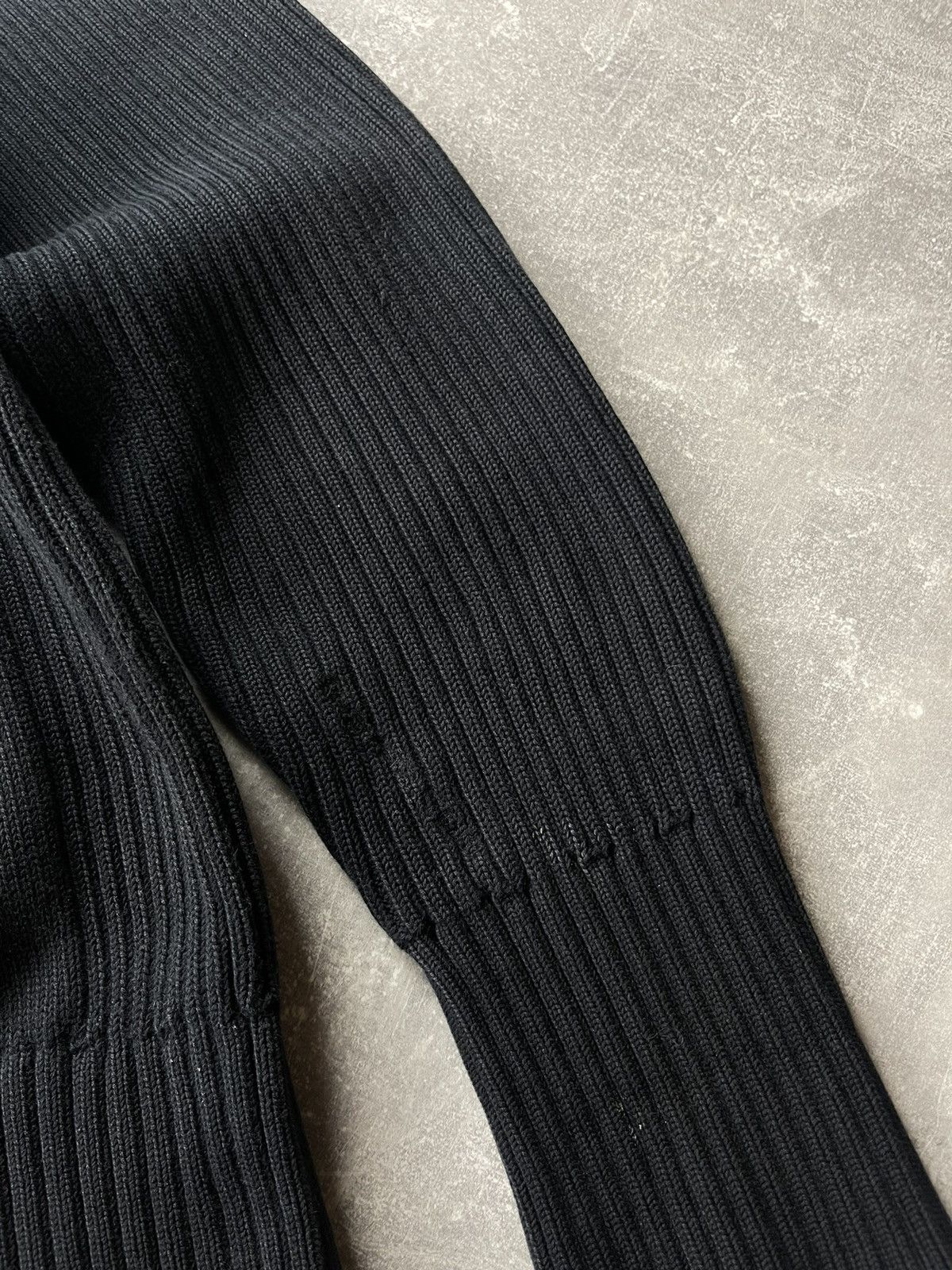 G-Star G-Star RAW Vintage Black Ribbed Knit Sweater Pullover Logo Size US L / EU 52-54 / 3 - 5 Thumbnail