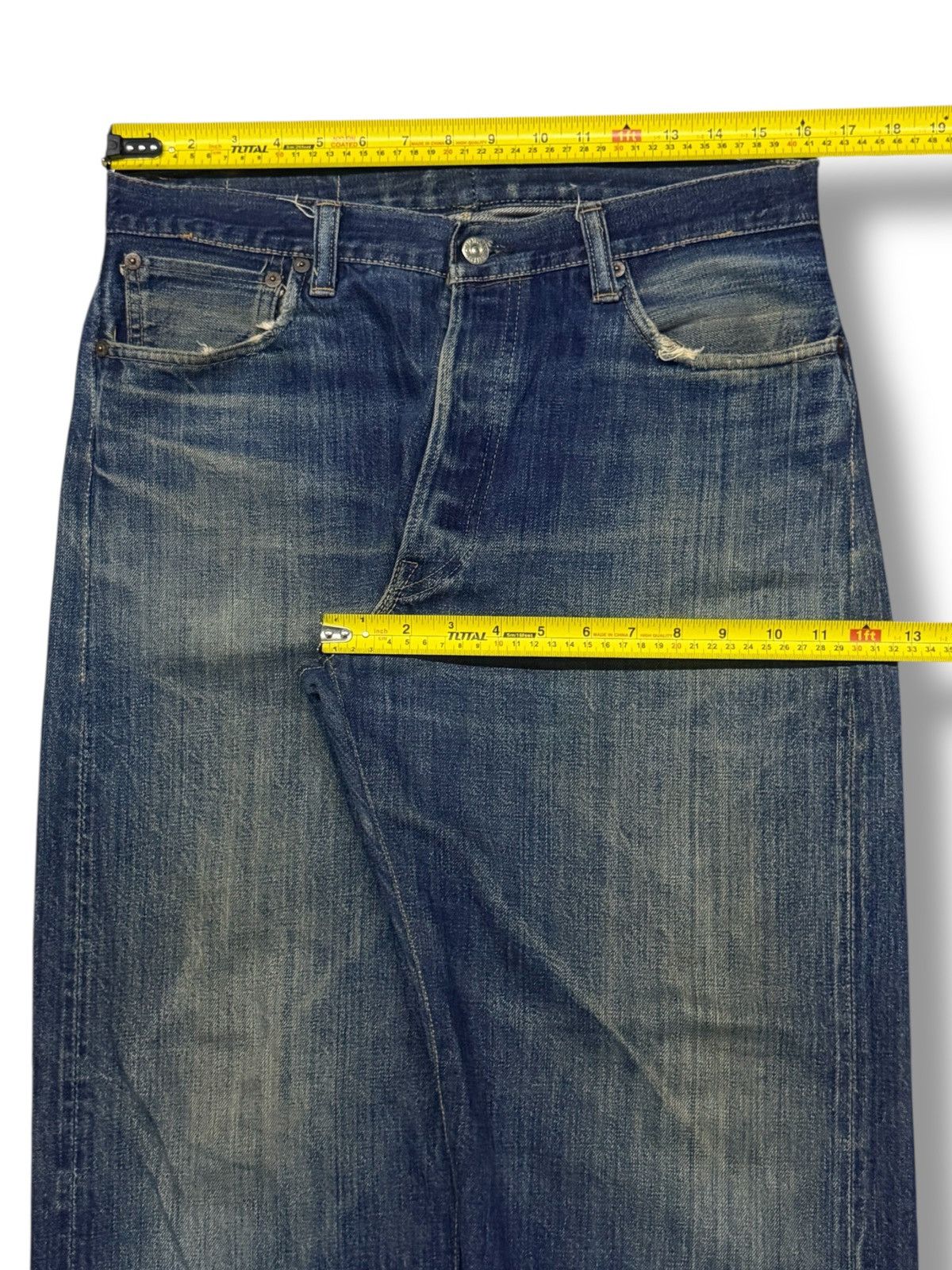 Sugar Cane Vintage 00s Sugar Canes & Co Japan Selvedge Denim Jeans W32 Size US 32 / EU 48 - 17 Thumbnail