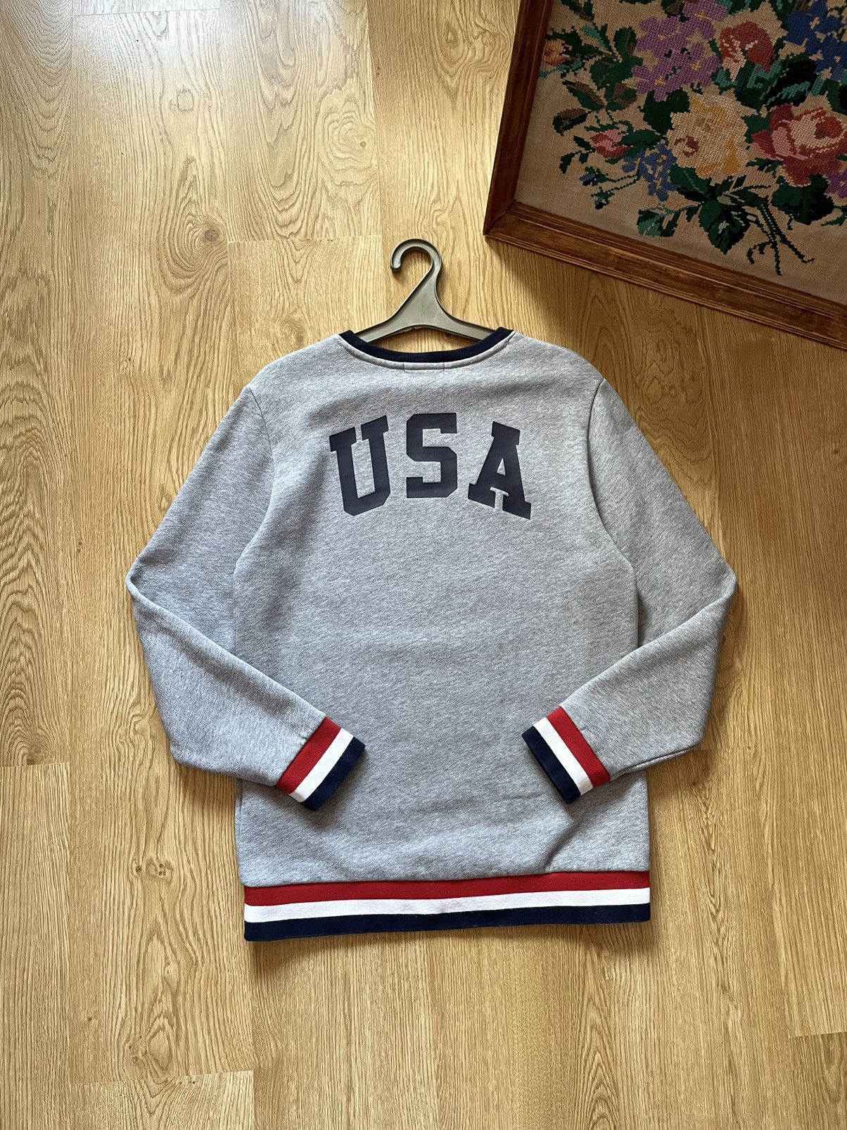 Polo Ralph Lauren Polo Ralph Lauren USA Big Logo Sweatshirt Vintage Y2K Size US S / EU 44-46 / 1 - 2 Thumbnail