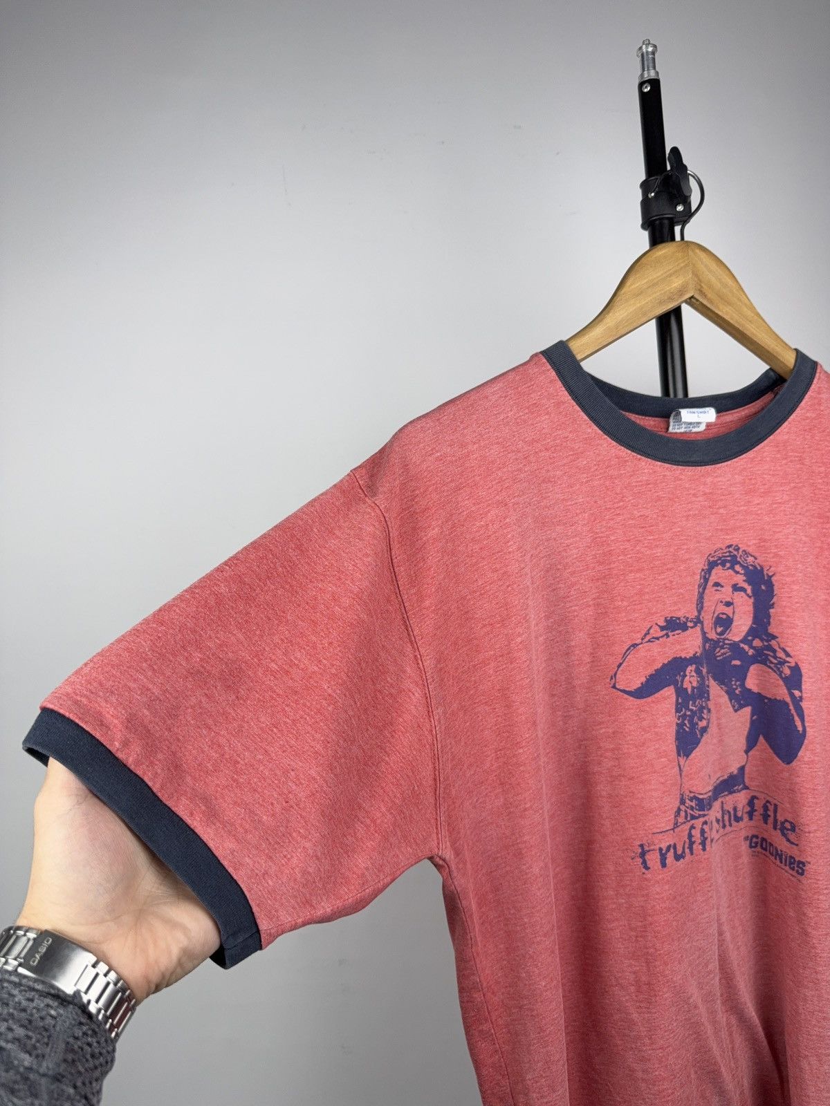 Warner Bros Retro Vintage The Goonies Truffle Shuffle Ringer Tee 2000s Size US L / EU 52-54 / 3 - 5 Thumbnail