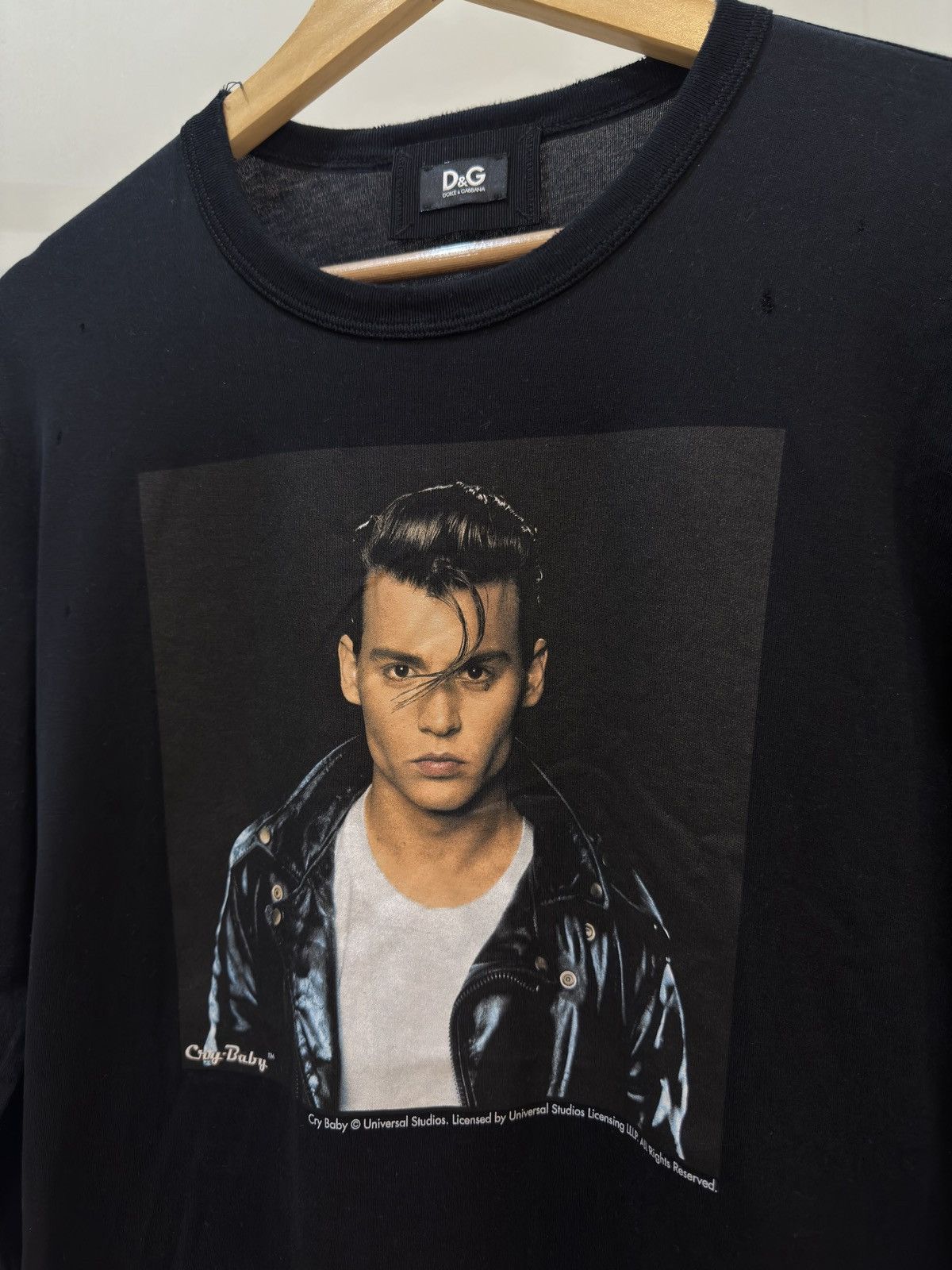 Dolce & Gabbana Cry Baby Johnny Depp Printed Tshirt Size US S / EU 44-46 / 1 - 2 Thumbnail
