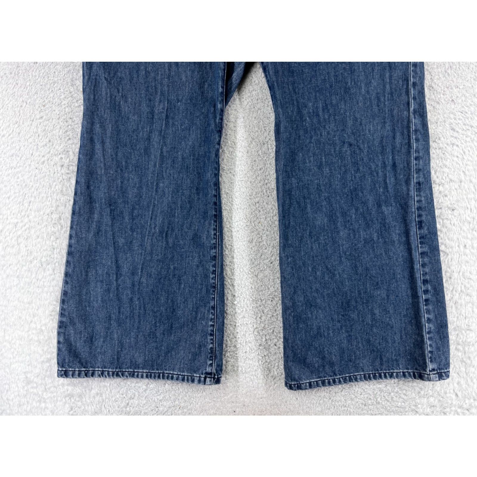 Tommy Hilfiger Tommy Hilfiger Jeans Womens 18 Blue Denim Bootcut Mid Rise 36x30 Cotton Size 40" / US 18 - 2 Thumbnail
