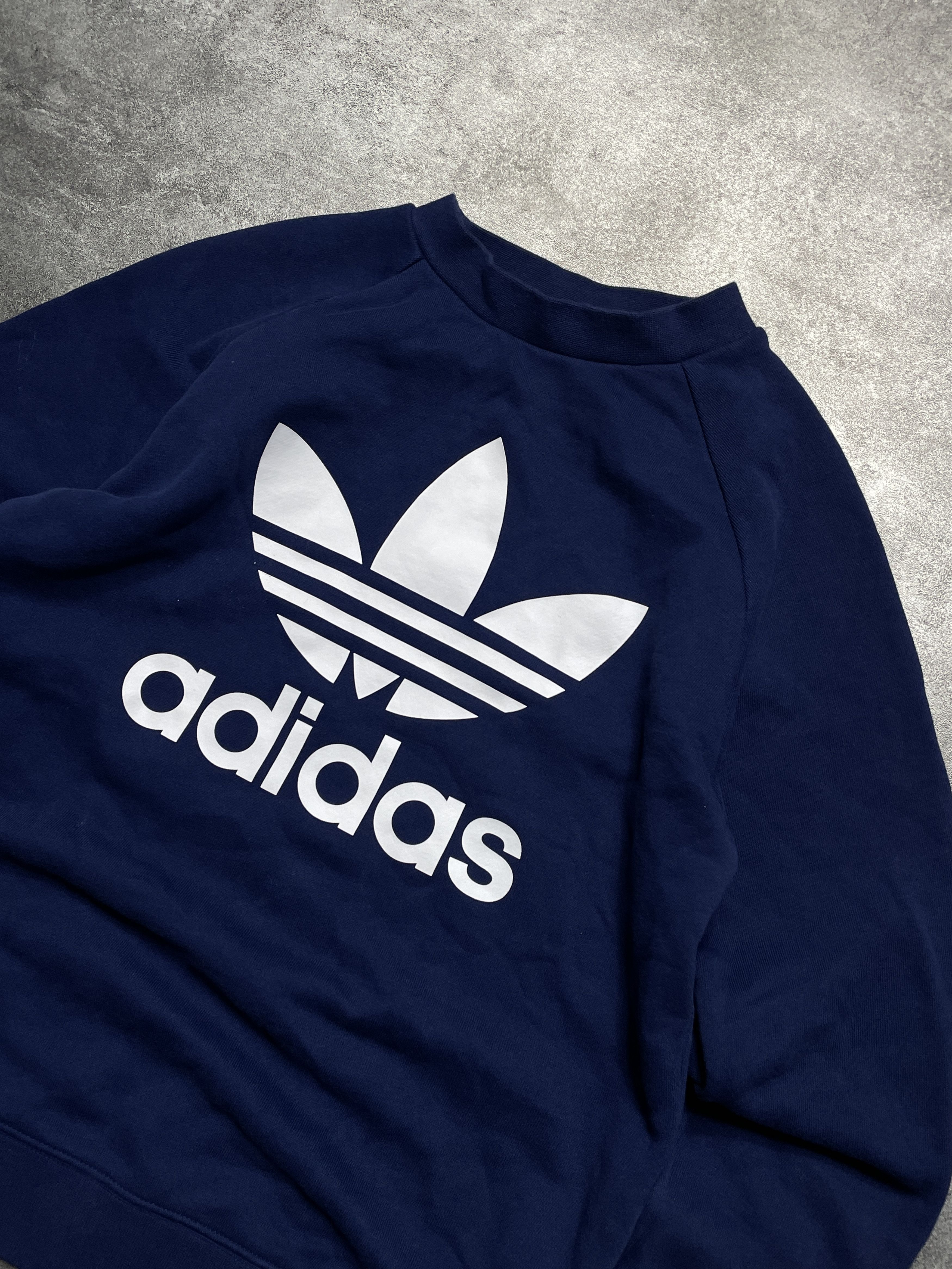 Adidas Adidas Big Logo Sweatshirt Boxy Fit Cozy Solid Size S / US 4 / IT 40 - 2 Thumbnail