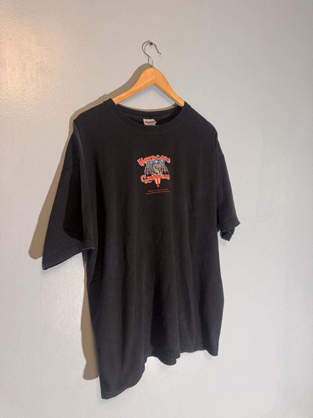 Vintage HardCore Choppers T-Shirt Size US XL / EU 56 / 4 - 2 Thumbnail