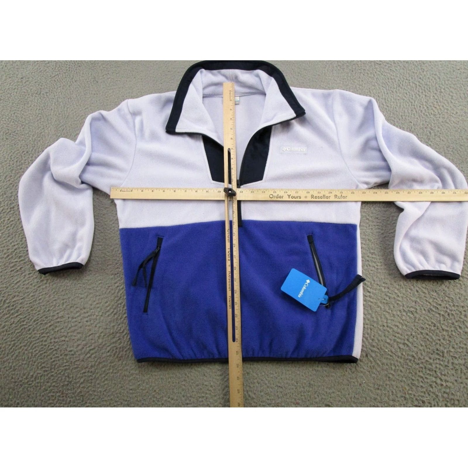 Vintage Columbia 1/2 Zip Fleece Pullover Womens M Violet Blue NWT Jacket Fast Shipping NWT Size M / US 6-8 / IT 42-44 - 6 Thumbnail