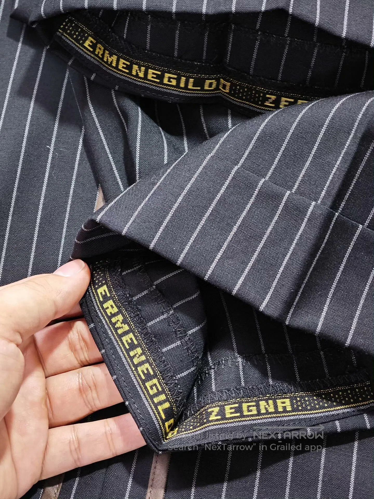 Ermenegildo Zegna Custom Zegna Wool Linen Suit Set. Size US M / EU 48-50 / 2 - 8 Thumbnail