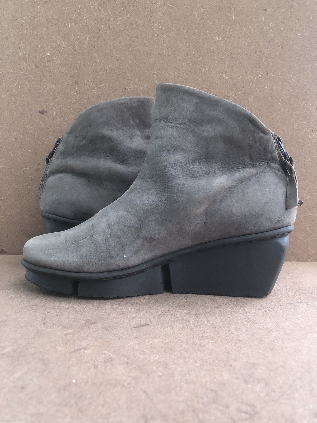 Trippen Trippen Grey Leather Women’s Boot Size 38 Size US 7 / IT 37 - 6 Thumbnail