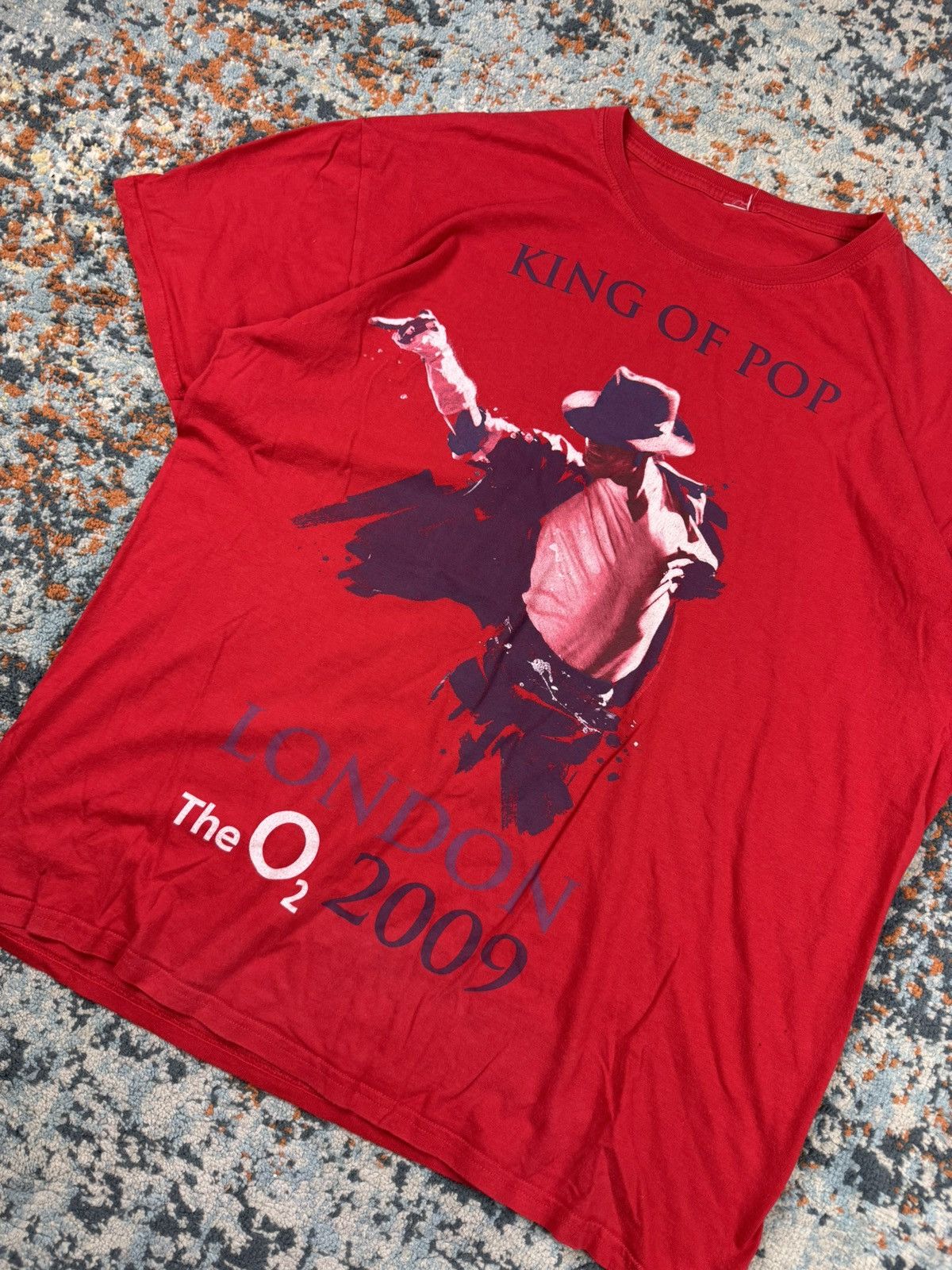 Band Tees Rare! 2009 Last concert of Michael Jackson London O2 tee Size US XL / EU 56 / 4 - 3 Thumbnail