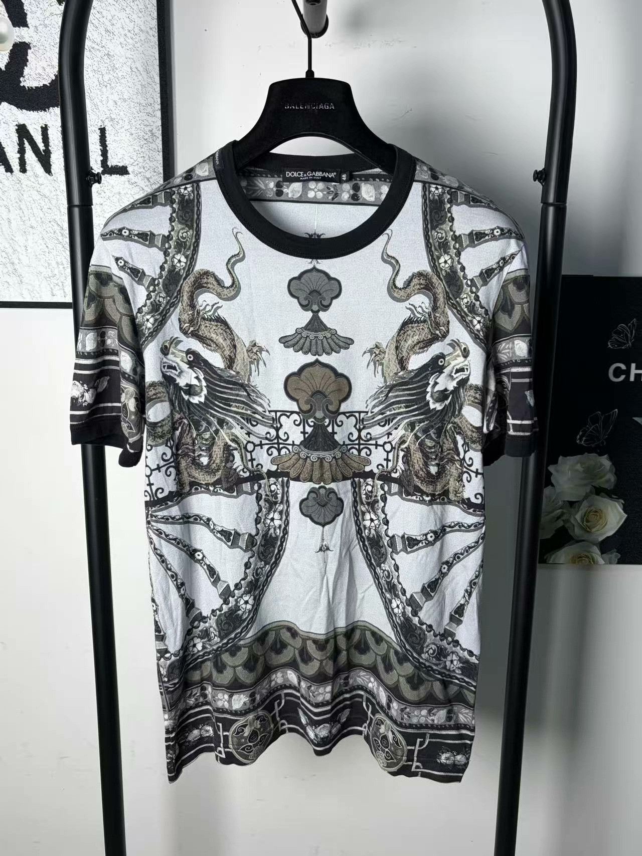 Dolce & Gabbana Dolce & Gabbana White T-Shirt m Men Size US M / EU 48-50 / 2 - 1 Thumbnail