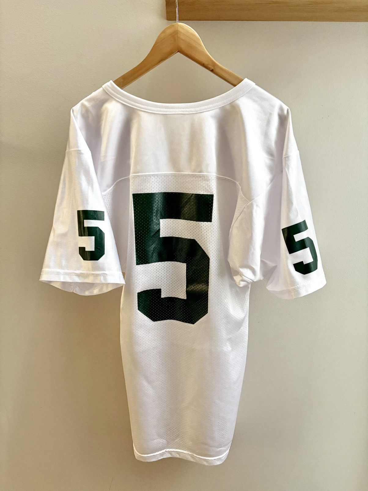 Wilson Wilson VTG 90s white No. 5 football jersey M Made in USA Size US M / EU 48-50 / 2 - 2 Thumbnail
