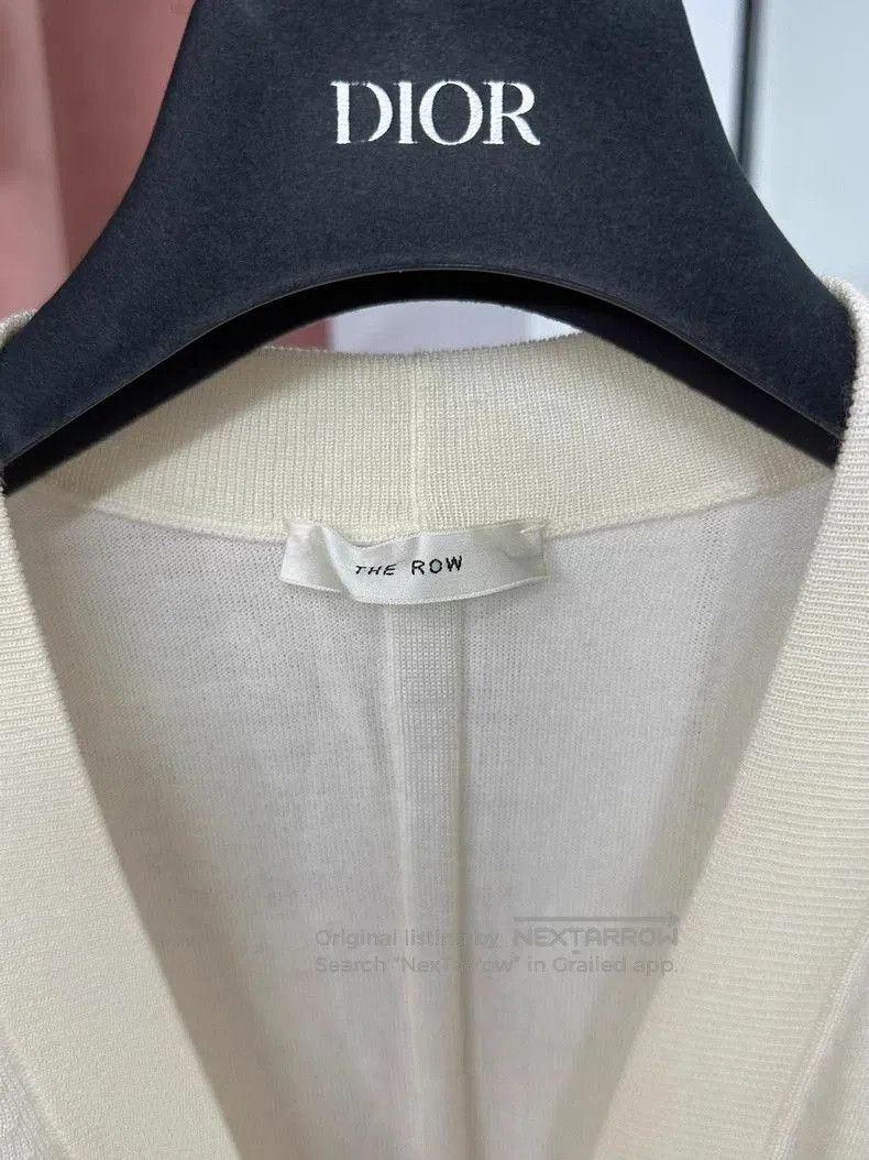 The Row The Row White Cashmere Cardigan. Size US S / EU 44-46 / 1 - 3 Thumbnail