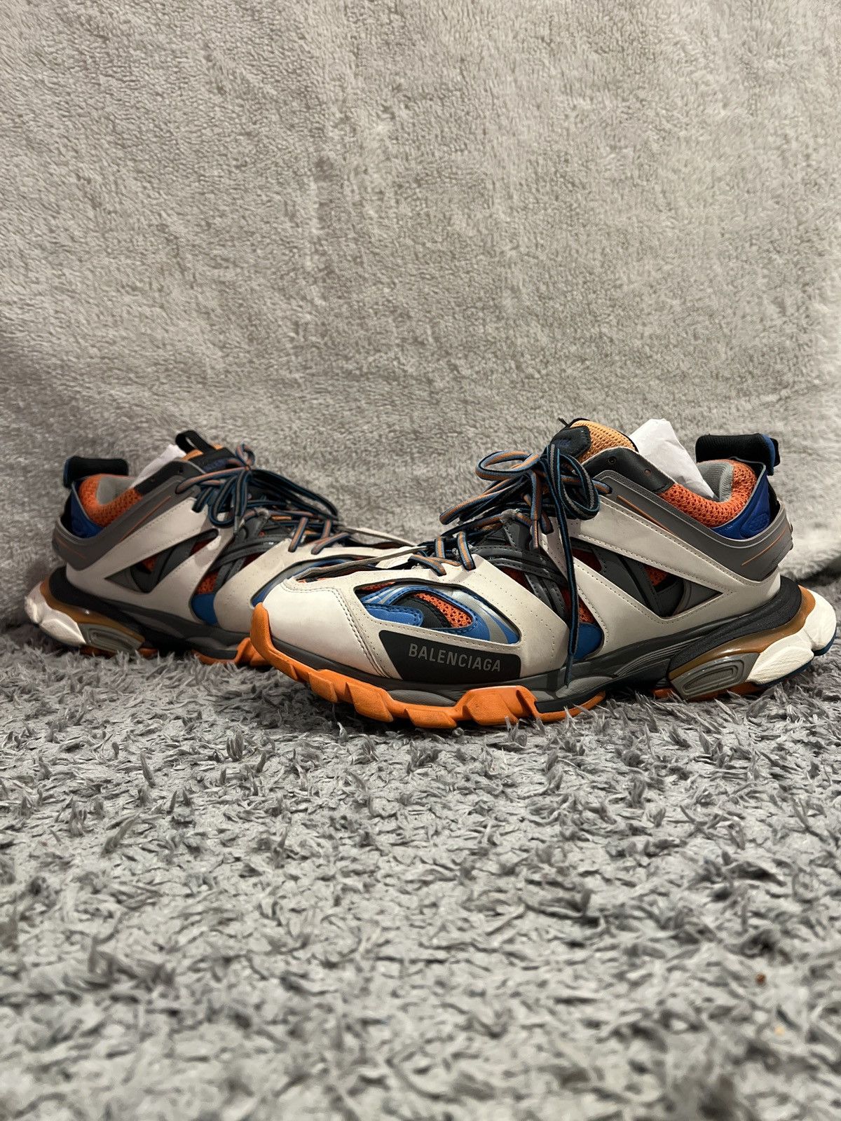 Balenciaga Balenciaga track (orange grey) Size US 12 / EU 45 - 1 Thumbnail