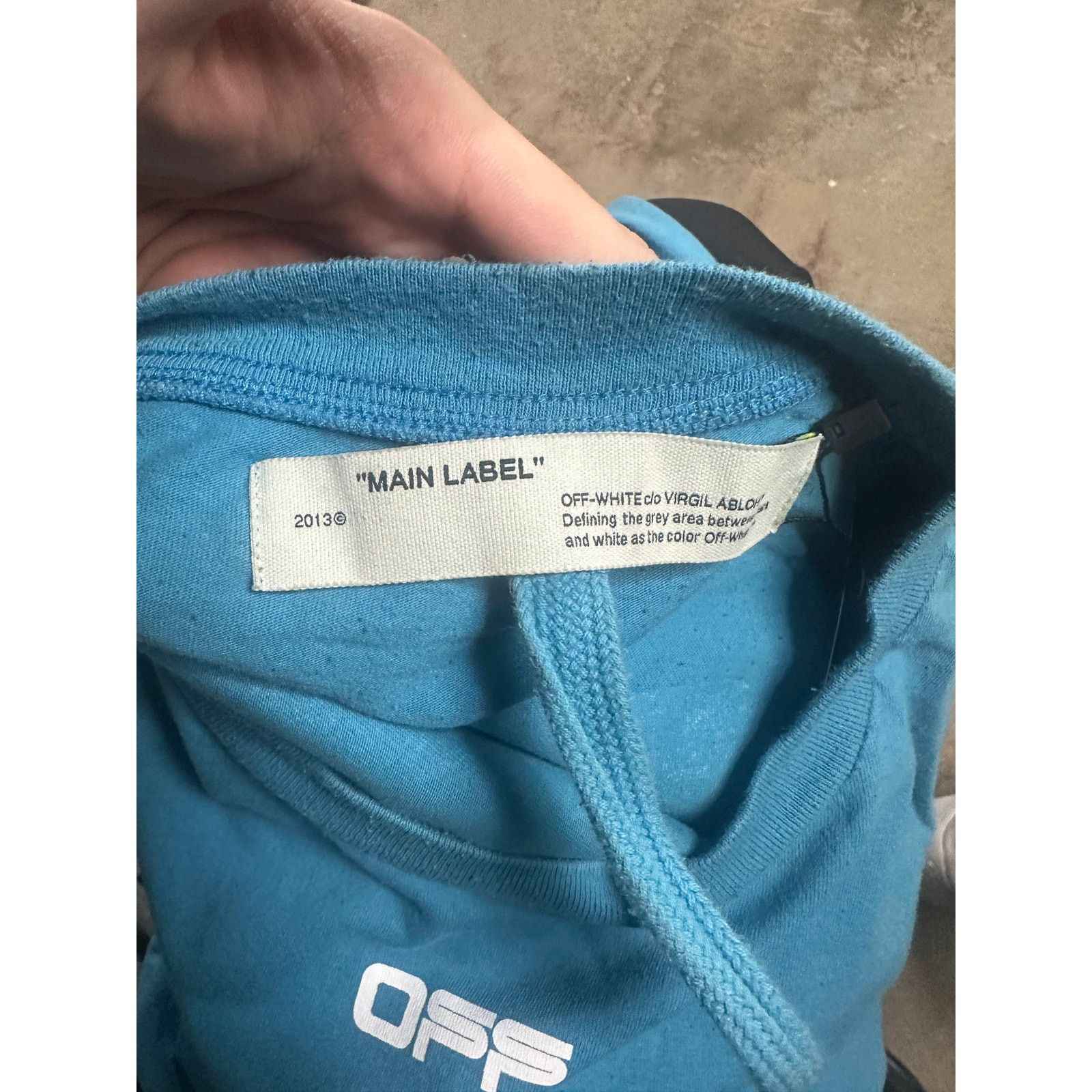 Off-White Off White Spider Tee Baby Blue Used Small Size US S / EU 44-46 / 1 - 3 Thumbnail