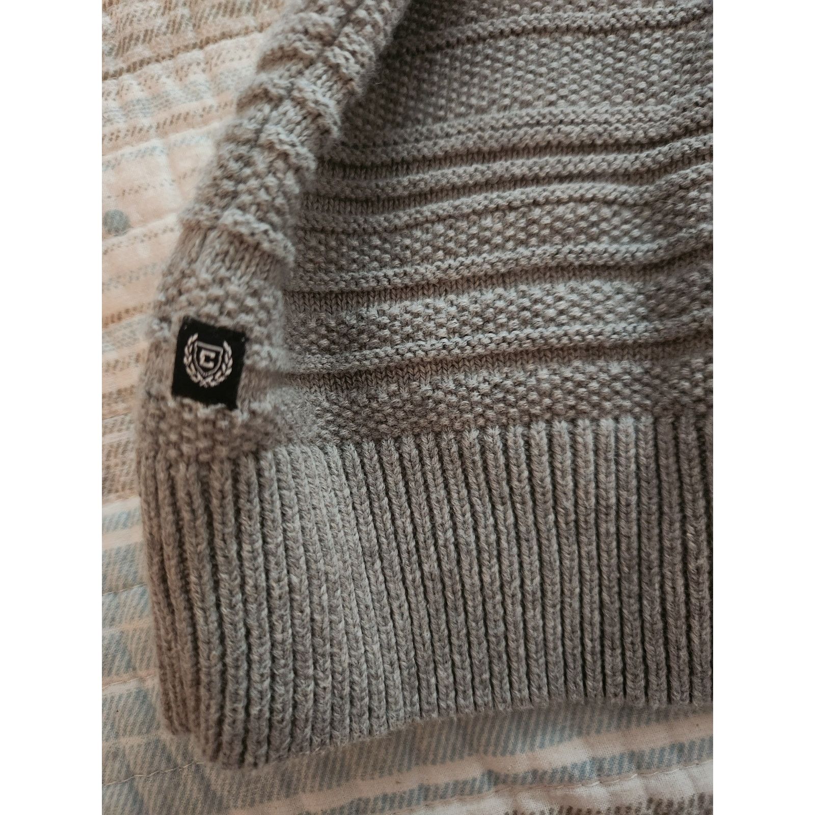 Chaps Beautiful vintage Chaps knit sweater Men's Large quarter zip Size US L / EU 52-54 / 3 - 3 Thumbnail