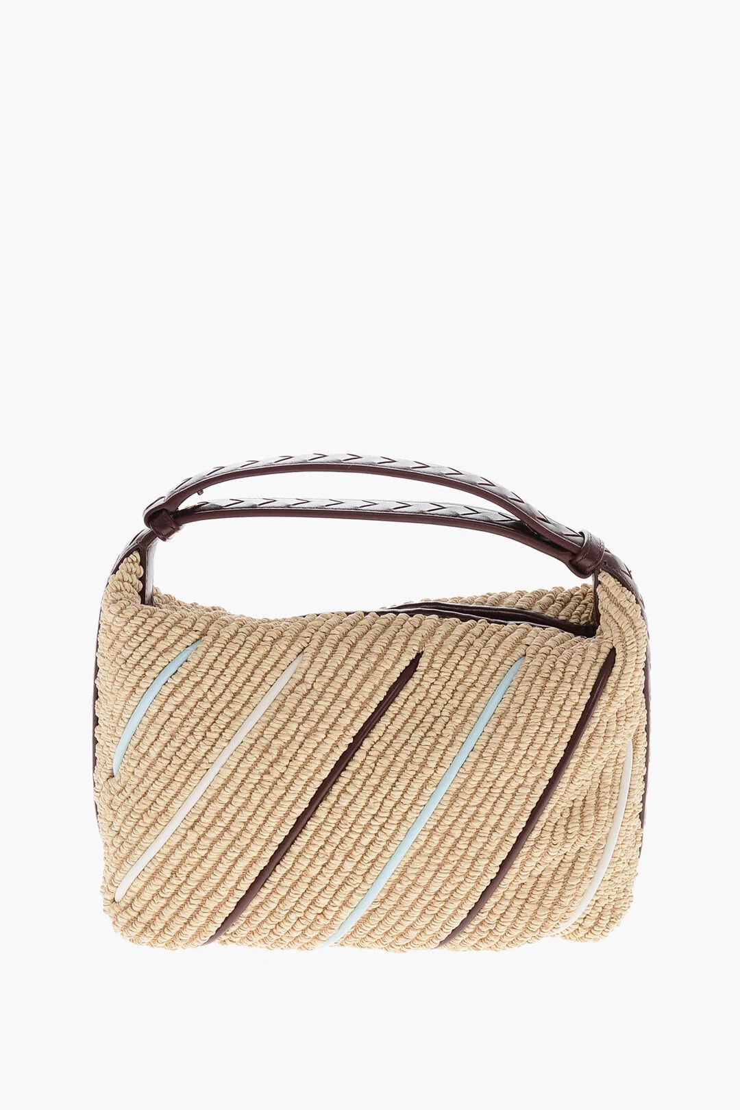 Bottega Veneta og1mm0426 Size: OS / Raffia Handbag in Brown Size ONE SIZE - 1 Thumbnail