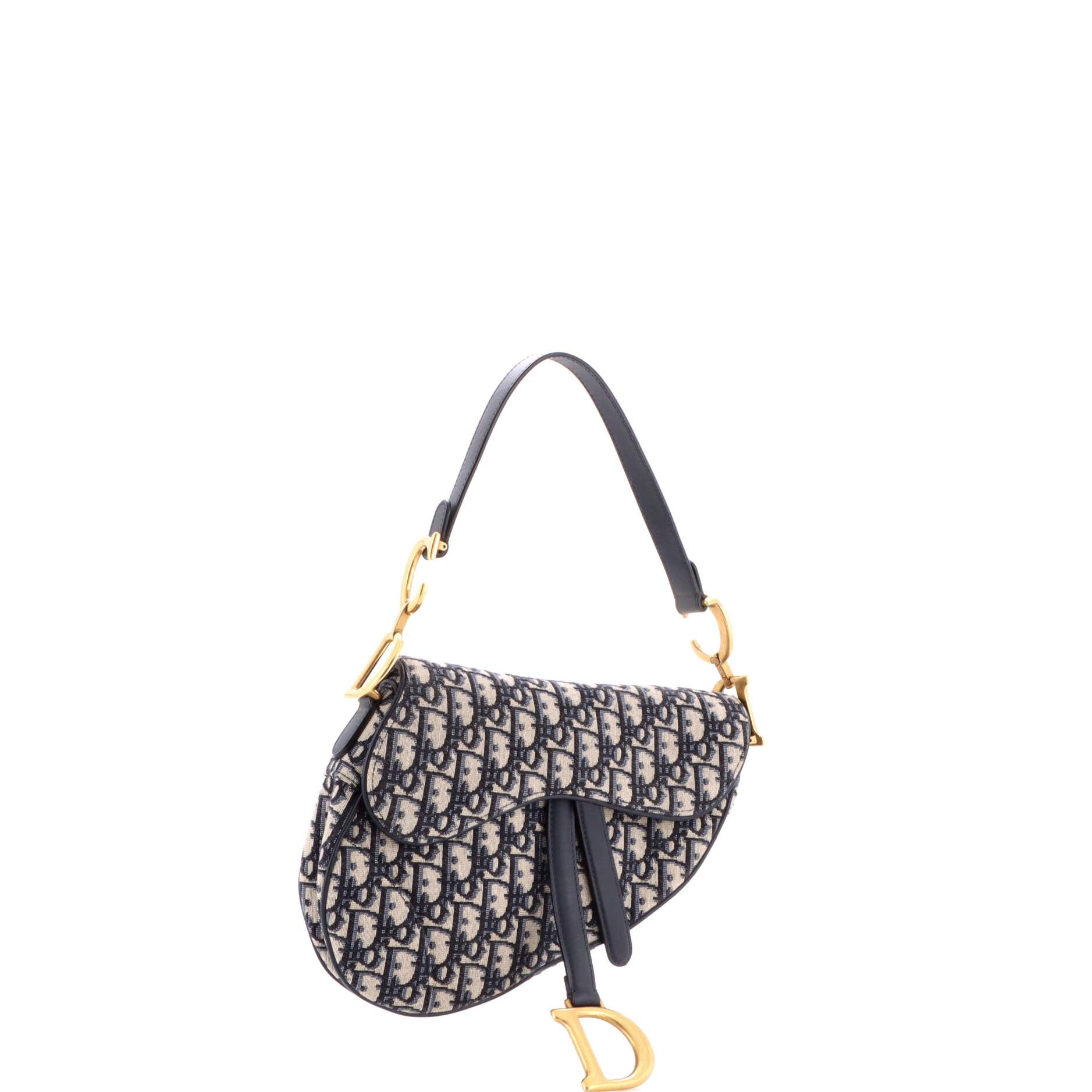 Dior Saddle Handbag Oblique Canvas Medium Size ONE SIZE - 1 Thumbnail
