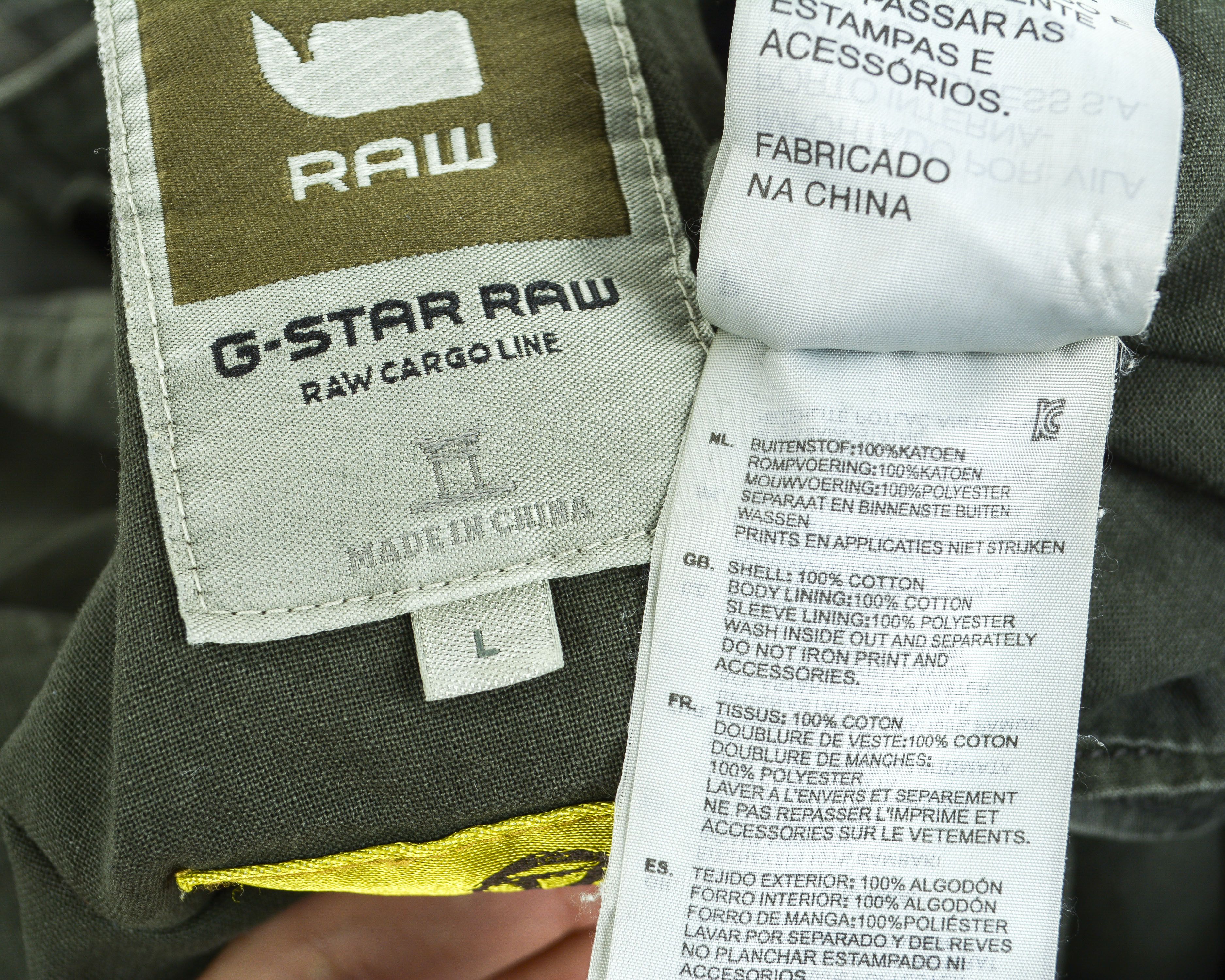 G-Star Cargo Norris Palm Blazer Mens L Jacket Green Lightweight Size US L / EU 52-54 / 3 - 8 Thumbnail