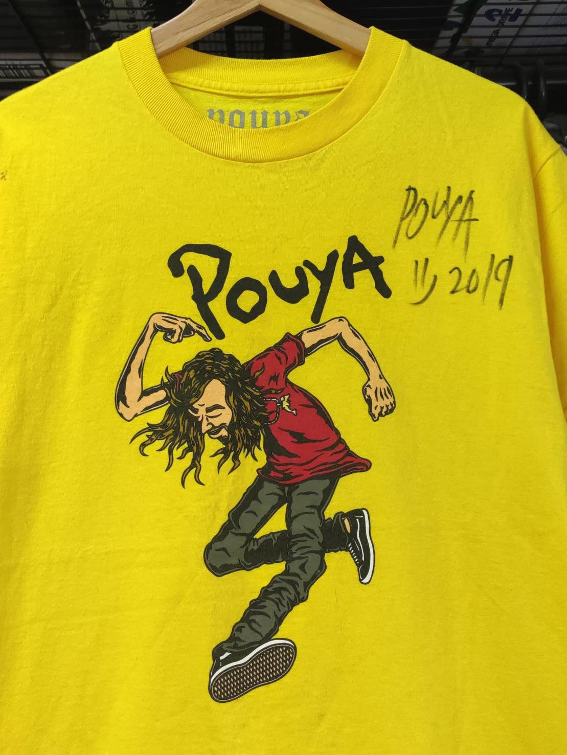 Fuck The Population × G59 Records 1of1 Signed by Pouya " Skank Man " Parody Circle Jerks Size US M / EU 48-50 / 2 - 1 Thumbnail