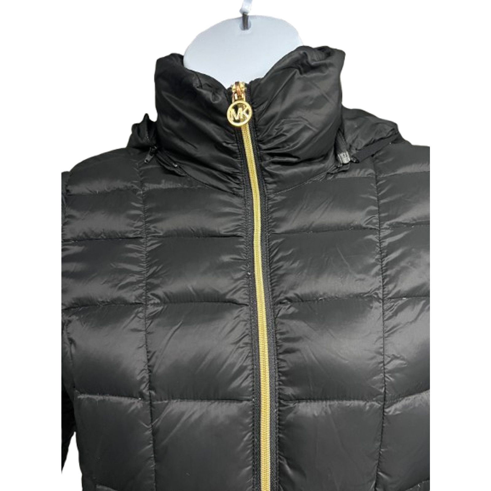 Michael Kors Michael Kors Black Down Zip Up Puffer Hooded Jacket Medium Size M / US 6-8 / IT 42-44 - 9 Thumbnail