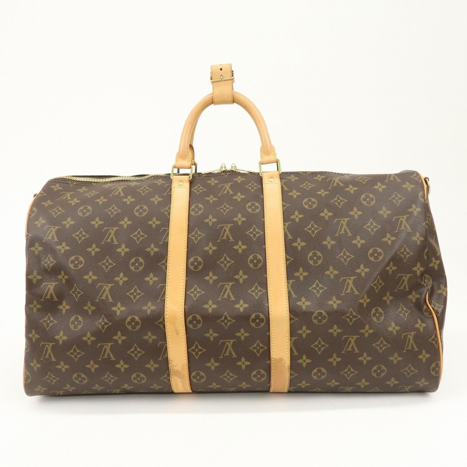 Louis Vuitton Louis Vuitton Monogram Keepall Bandouliere 55 Duffle Bag Size ONE SIZE - 2 Thumbnail