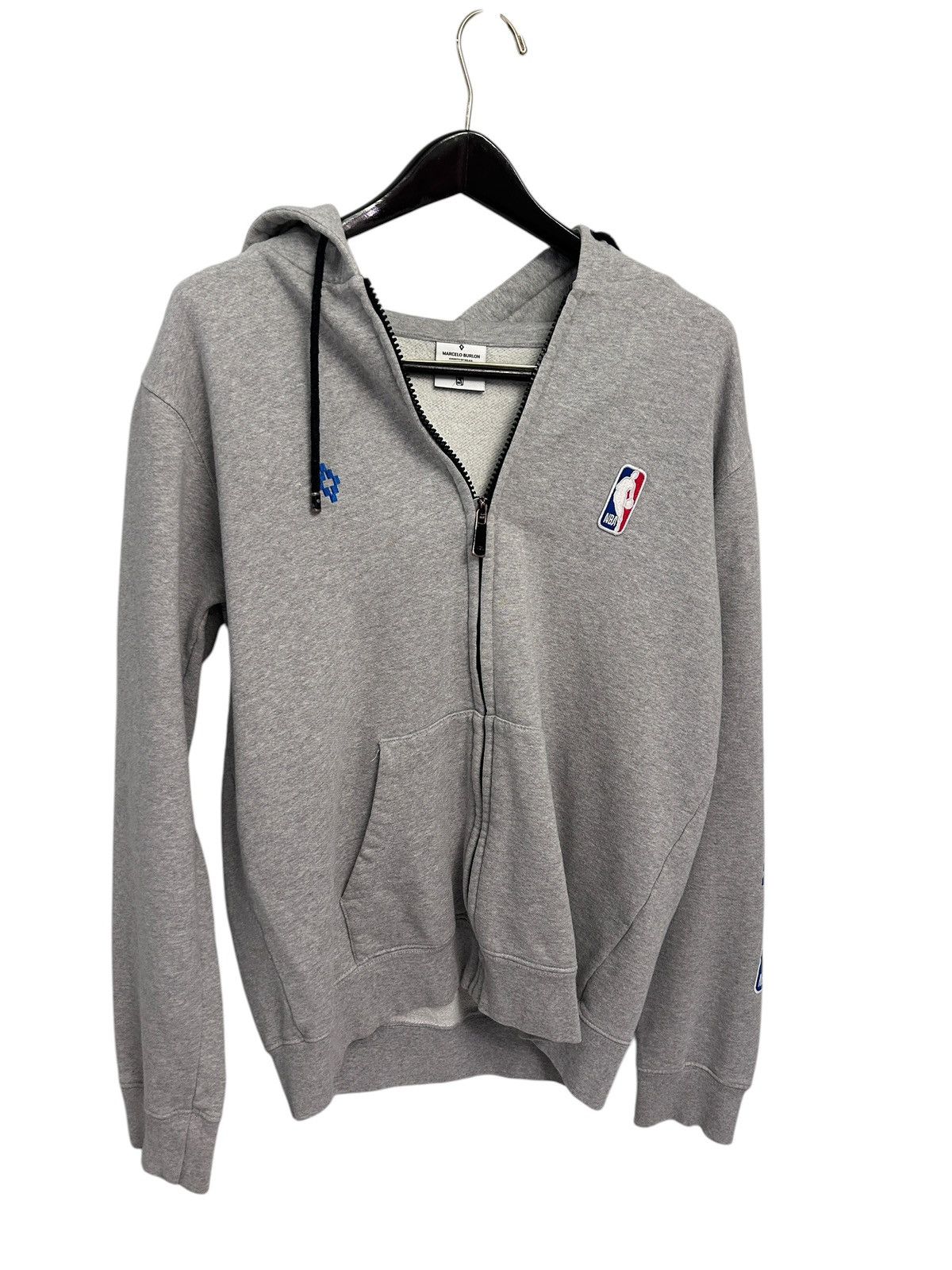 Marcelo Burlon Marcelo Burlon County of Milan x NBA Grey hoodie M Size US M / EU 48-50 / 2 - 1 Thumbnail