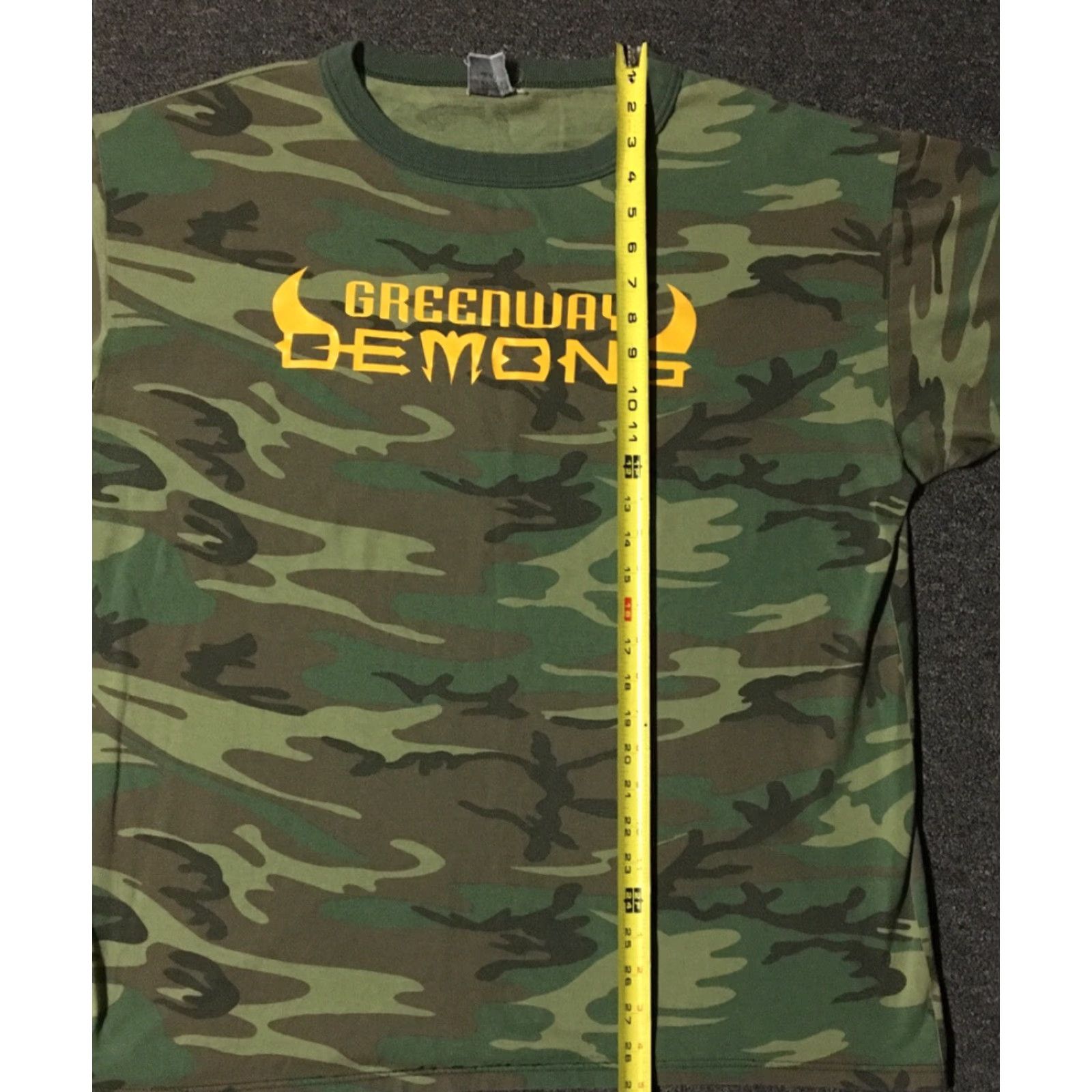 Vintage VINTAGE Greenway Demons NJROTC Camo Shirt XL USA School Military Navy Grunge 90s Shirt Mens Size US XL / EU 56 / 4 - 7 Thumbnail