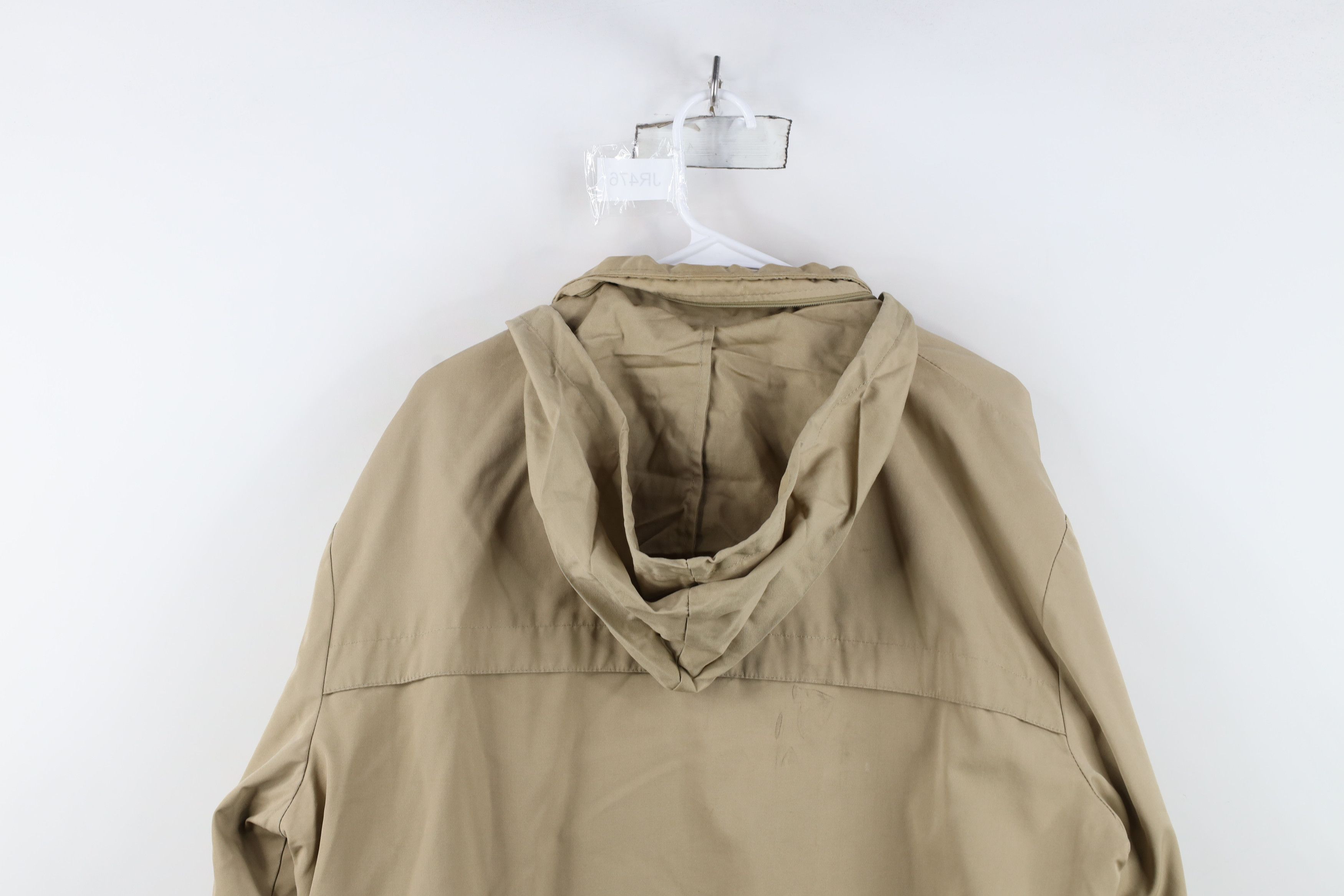Lacoste Vintage 80s Izod Lacoste Wool Lined Croc Logo Hooded Jacket Size US XL / EU 56 / 4 - 16 Thumbnail