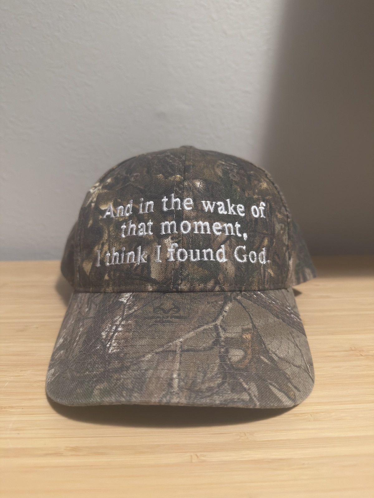 I found God Camo Hat RealTree