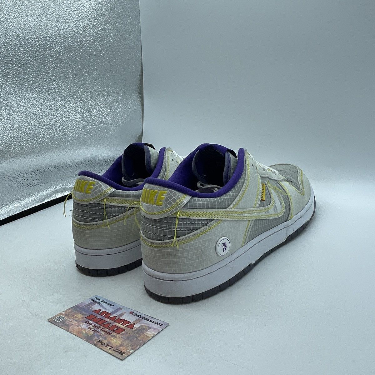 Nike Union la x dunk low passport pack court purple Size US 11.5 / EU 44-45 - 5 Thumbnail