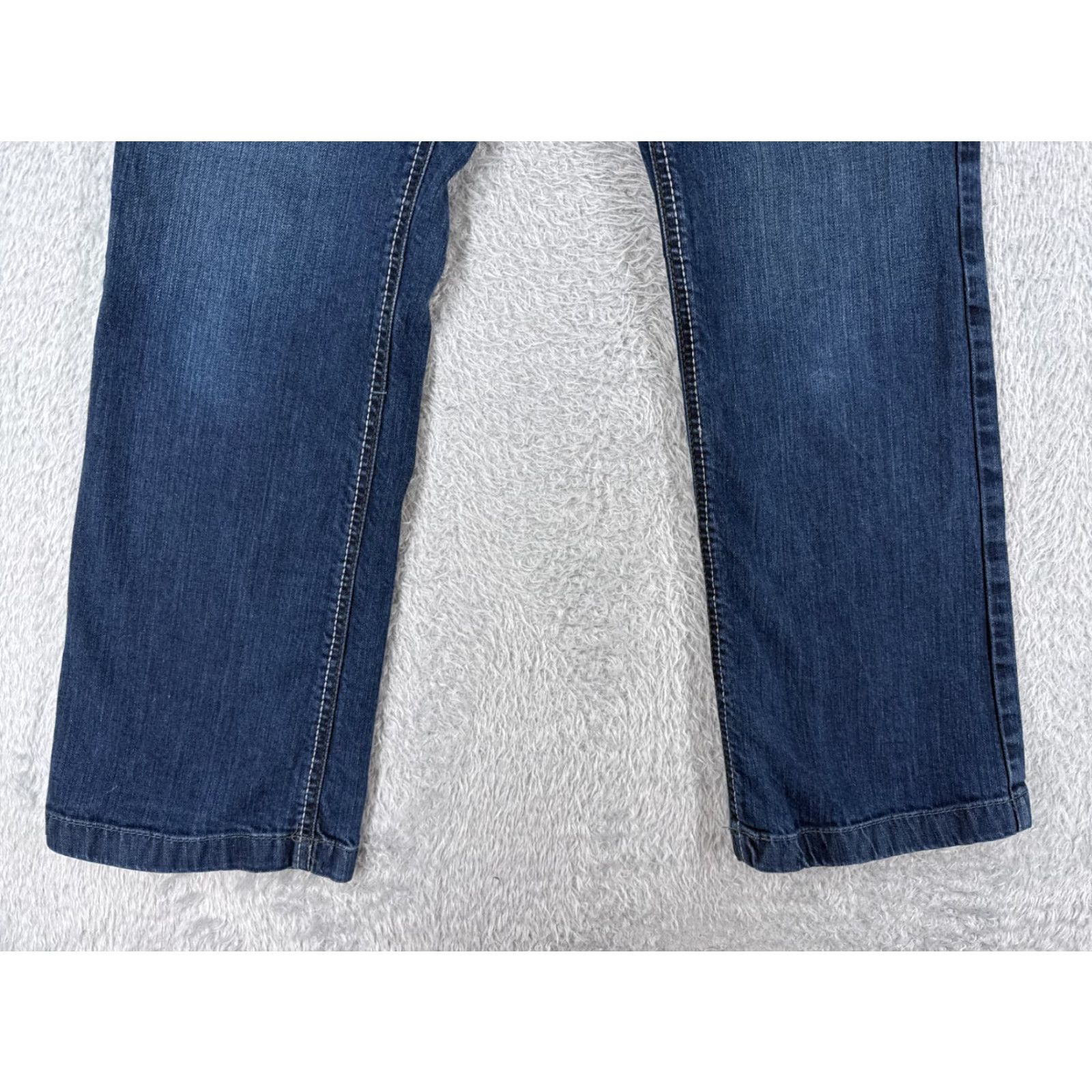 Vintage Cruel Girl Jeans Womens Bootcut Denim Blue 27x28 5-Pocket Embroidered Stretch Regular Inseam 28 Closure Zip Size 27" / US 4 / IT 40 - 2 Thumbnail