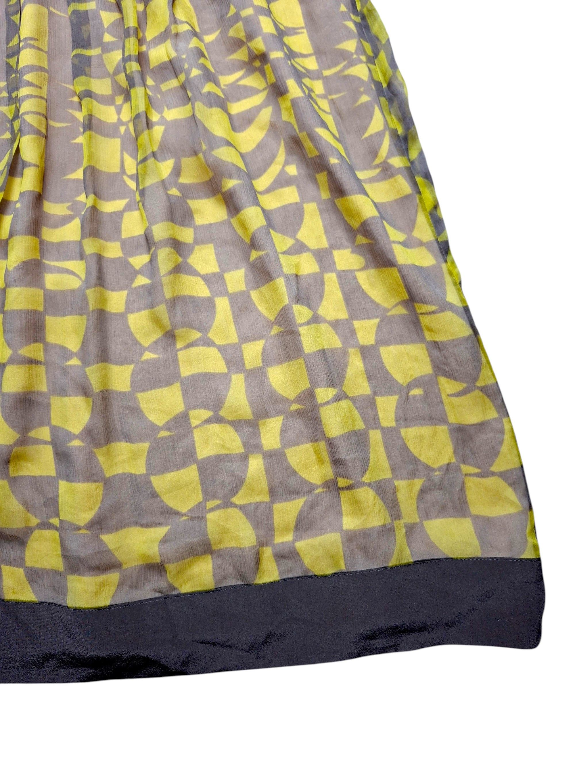 Essentiel Antwerp Essentiel Antwerp Silk Dress 40 M Grey Knit Mixed Media Size M / US 6-8 / IT 42-44 - 9 Thumbnail