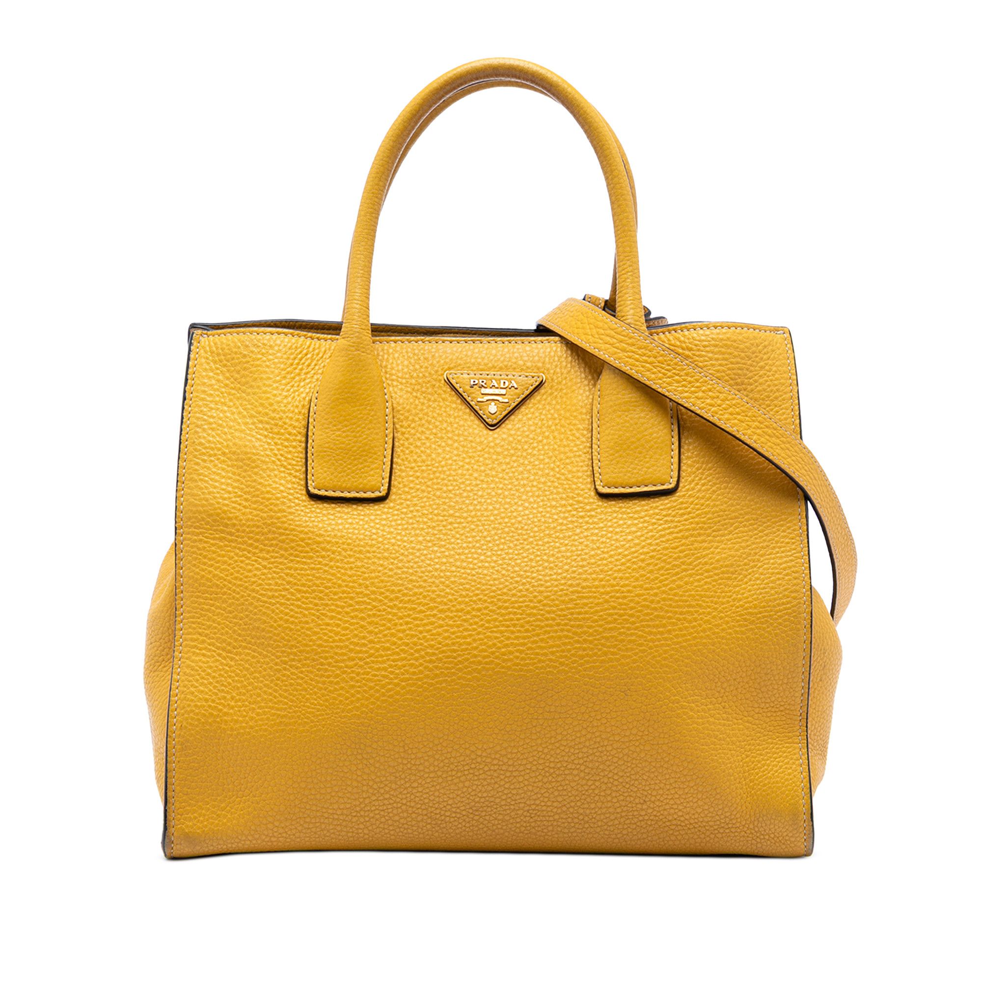 Prada Prada Vitello Daino Open Convertible Tote Size ONE SIZE - 1 Thumbnail
