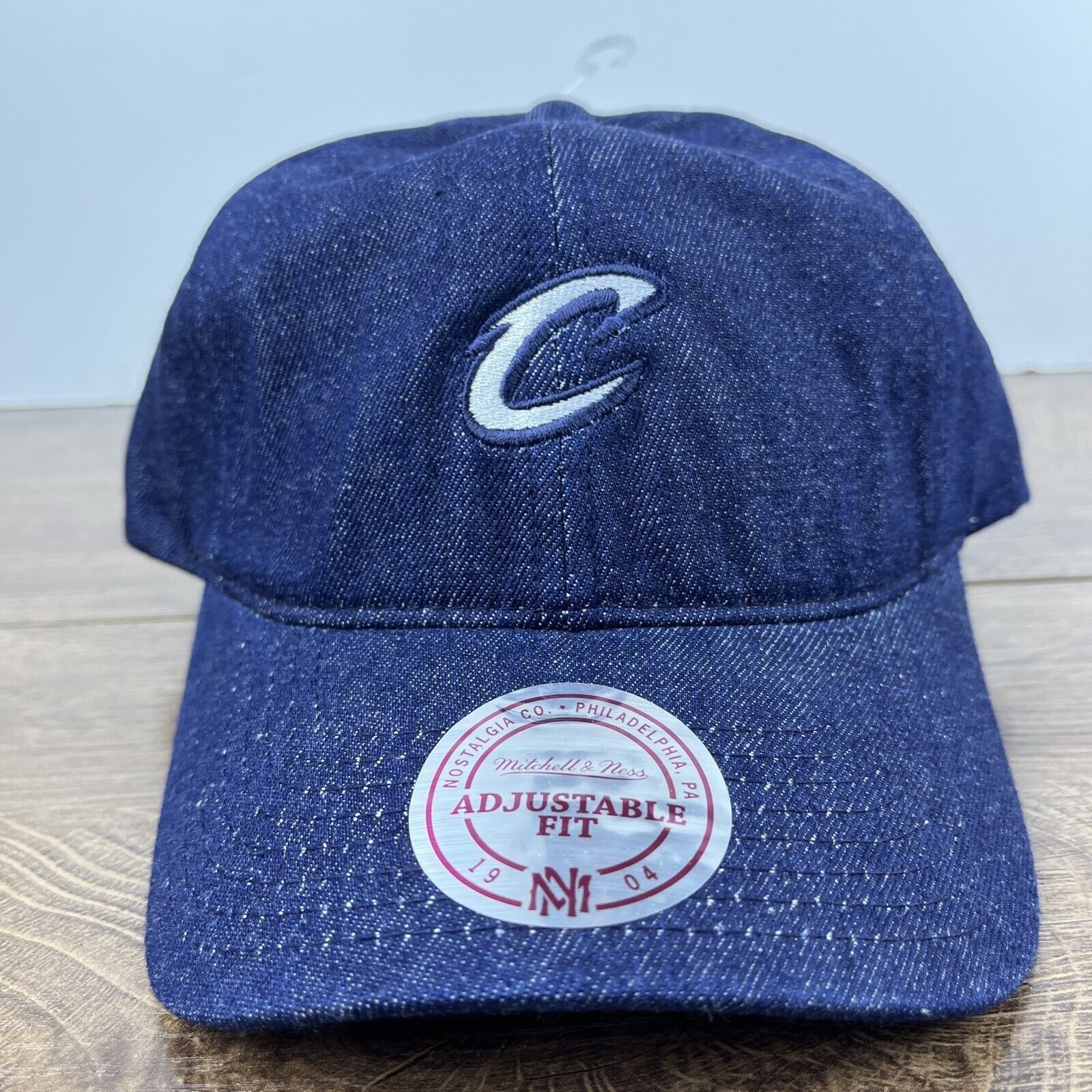 Mitchell & Ness Cleveland Cavaliers Hat NBA Mitchell & Ness Blue Hat Adjusta Size ONE SIZE - 1 Thumbnail