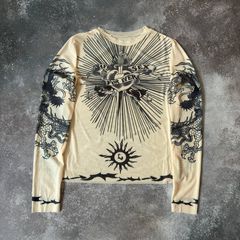 Jean Paul Gaultier SS96 Safe Sex Forever Mesh Longsleeve - Ākaibu