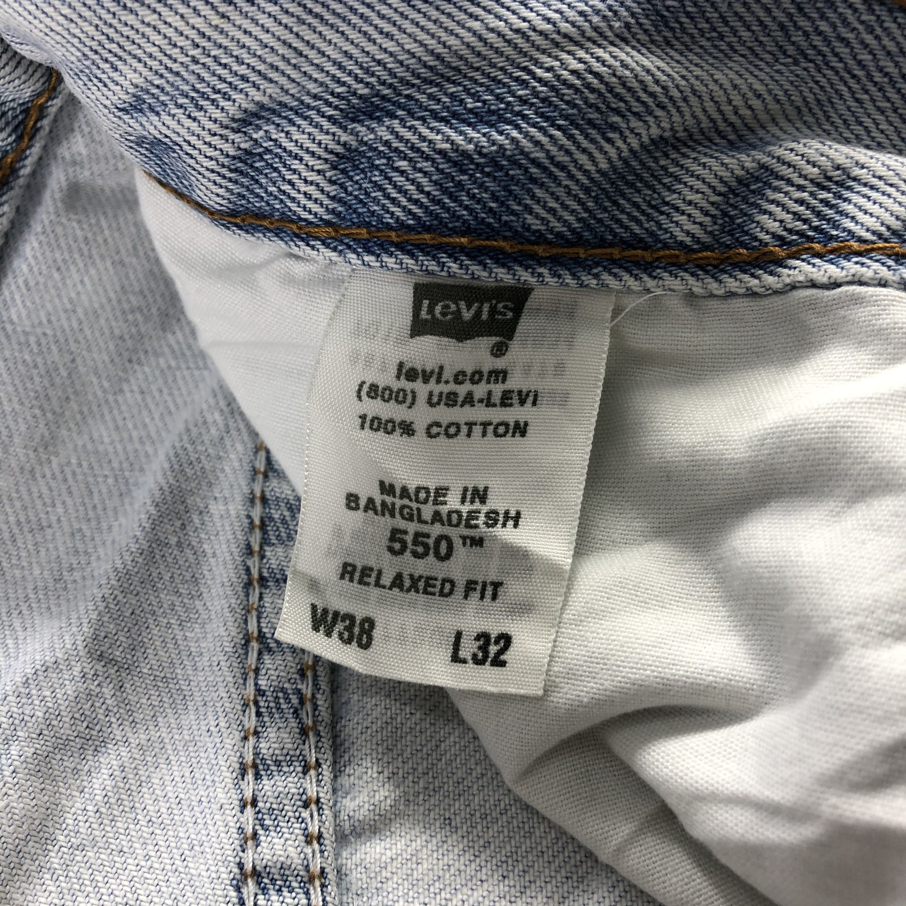 Levi's × Vintage Vintage Light Wash Levis 550 Jeans-JM3123 Size US 36 / EU 52 - 17 Thumbnail