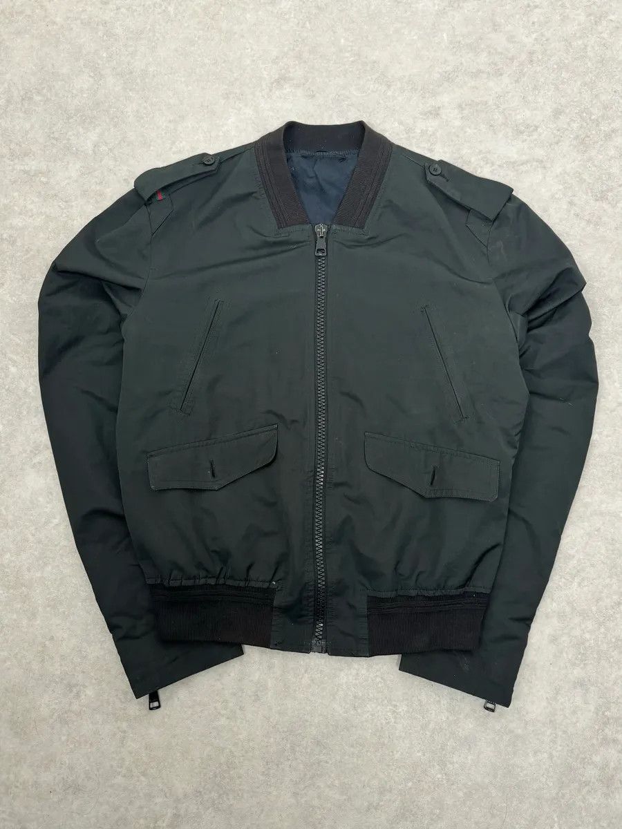 Gucci FW2008 Gucci Black Nylon Jacket Size US S / EU 44-46 / 1 - 1 Thumbnail