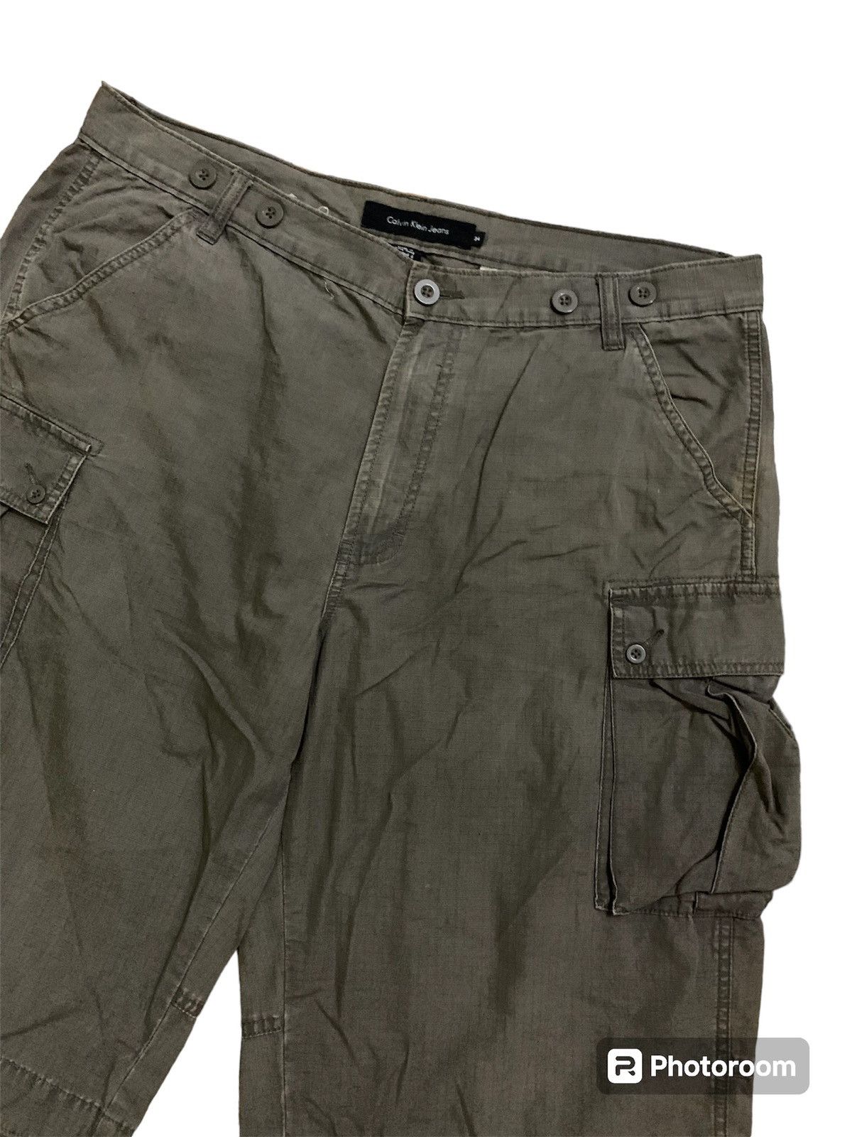 Calvin Klein Japanese Calvin Klein Skull Cargo Short Pant Size US 37 - 4 Thumbnail