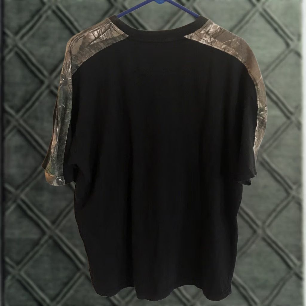 AMO Buckhorn River Men T Shirt XL Short Sleeve Black Camo B400 Size US XL / EU 56 / 4 - 1 Thumbnail
