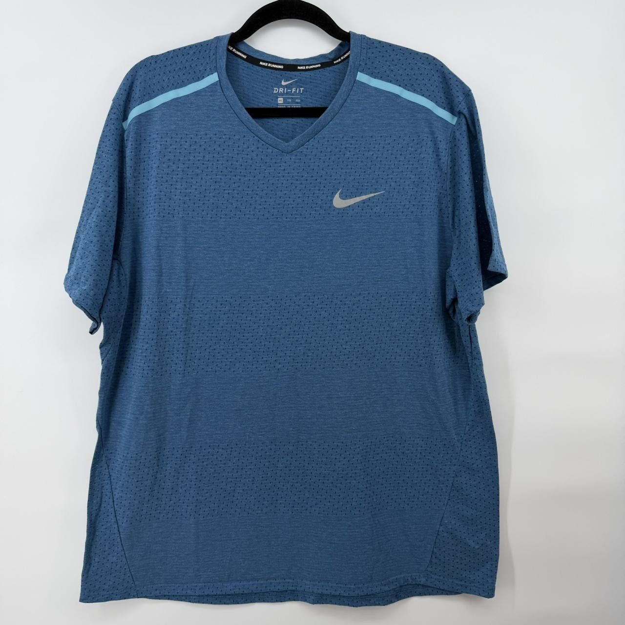 Nike Nike blue dri-fit running shirt Size XXL Size US XXL / EU 58 / 5 - 1 Thumbnail