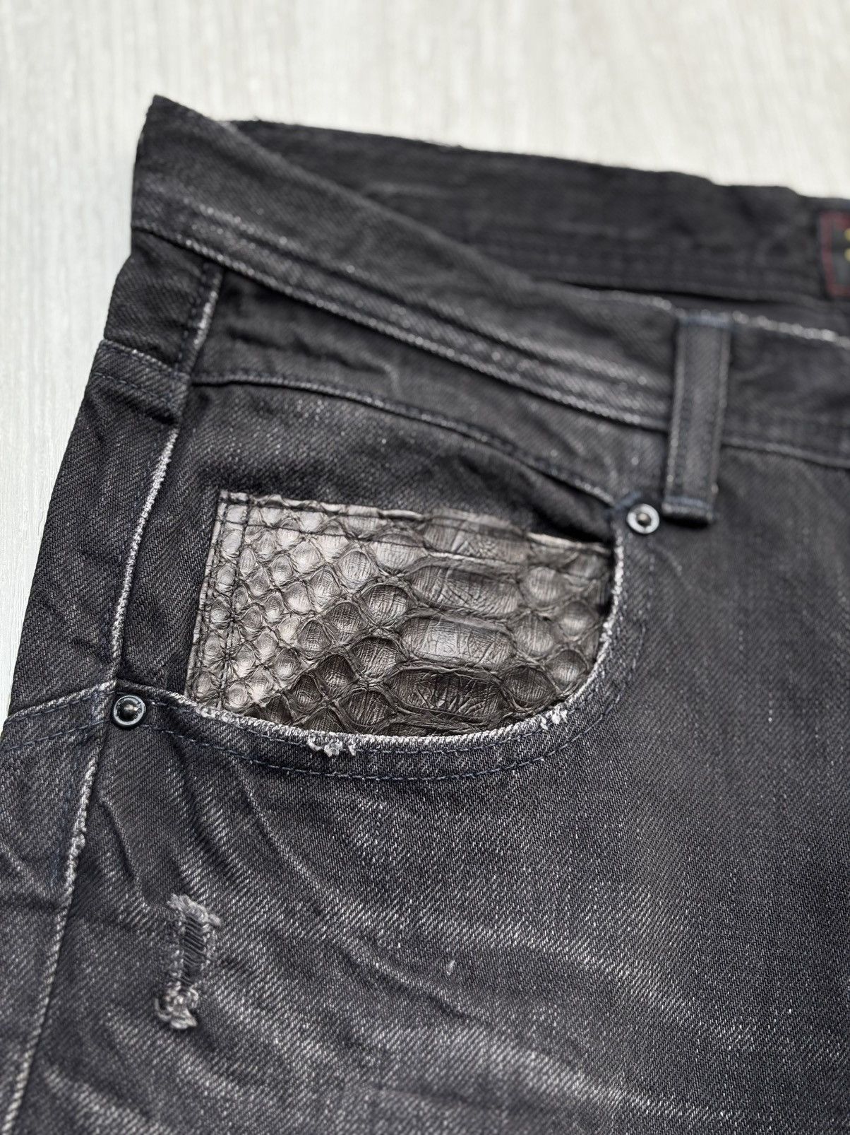 Beams Plus × Levi's LEE phyton Lace up flare jeans Size US 29 - 5 Thumbnail
