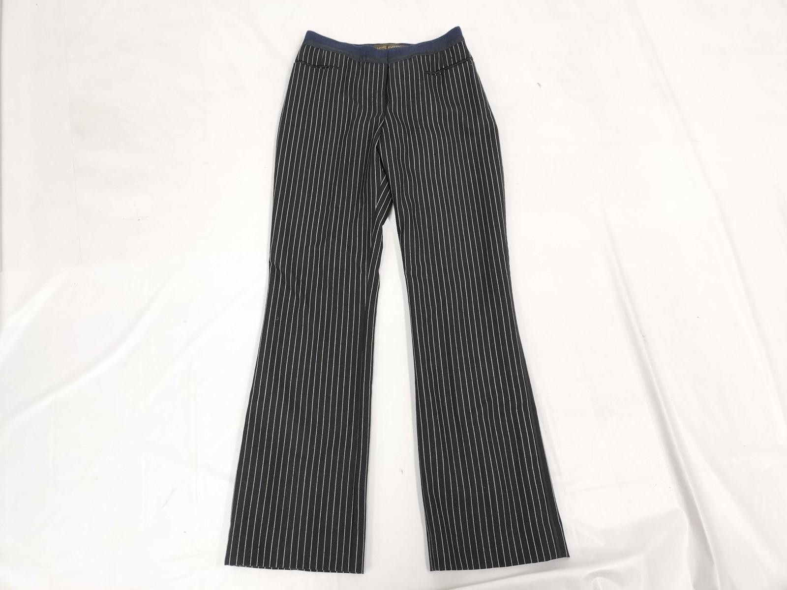 Louis Vuitton Vintage Louis Vuitton Striped Pants Size 30" / US 8 / IT 44 - 1 Thumbnail