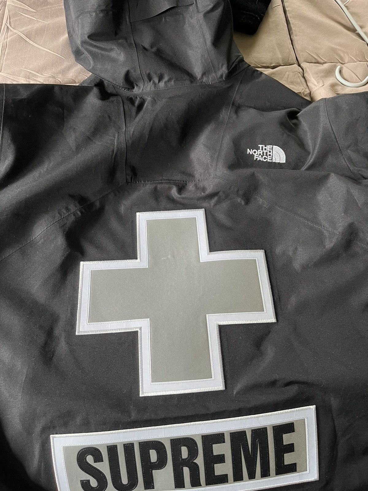 image of Supreme X North Face Mountain Pro Jacket in Black, Men's (Size XL)