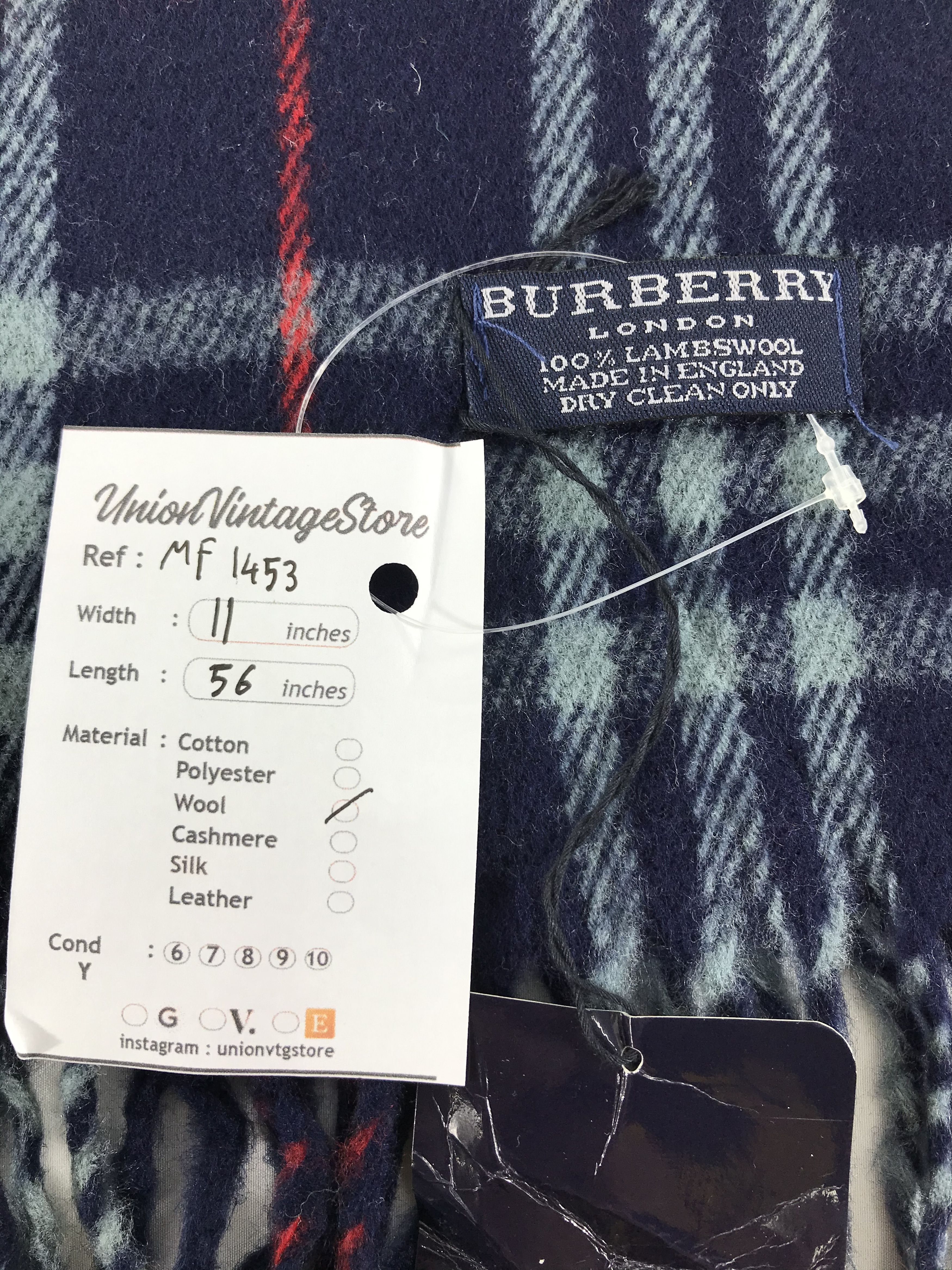 Burberry Vintage Burberry Scarf/Muffler/Neckwear MF1453 Size ONE SIZE - 4 Thumbnail