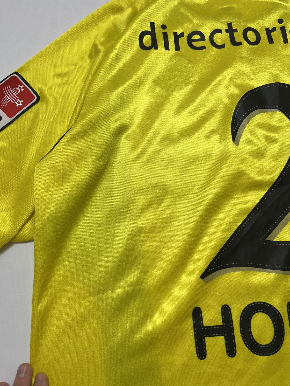 Vintage BSC Young Boys Gems Home Football Jersey Hodel #2 Size US L / EU 52-54 / 3 - 11 Thumbnail